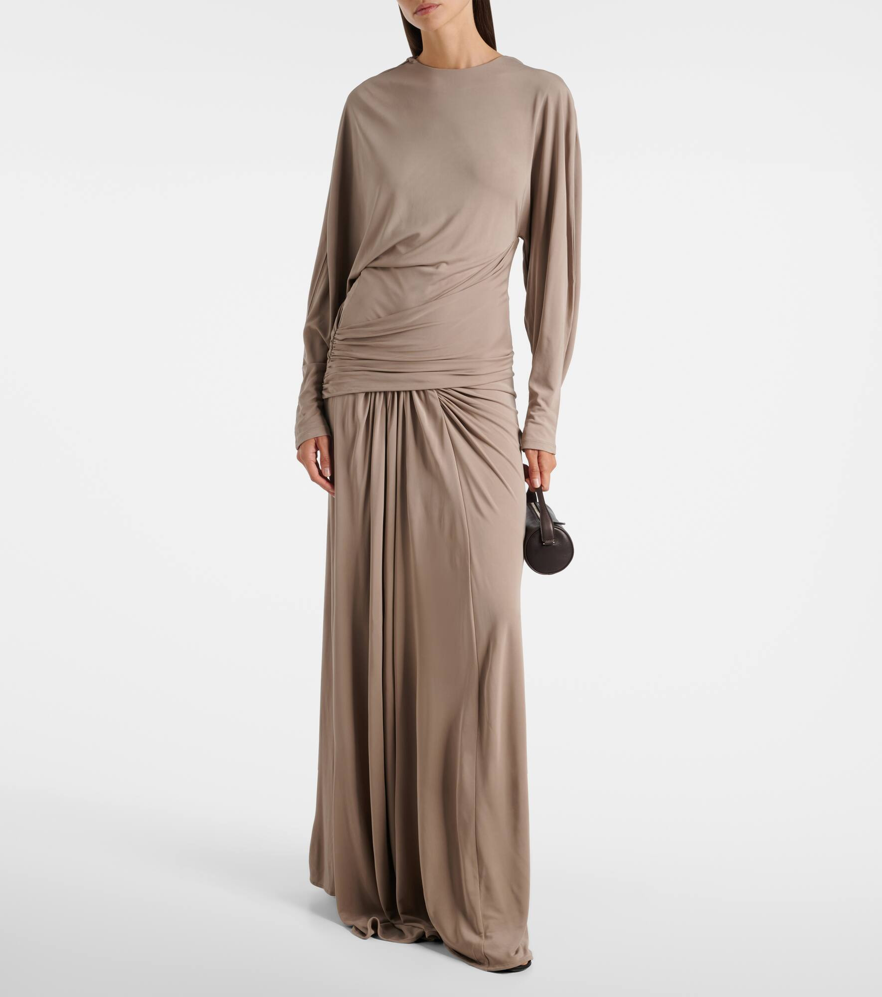 Vala draped jersey maxi dress - 2
