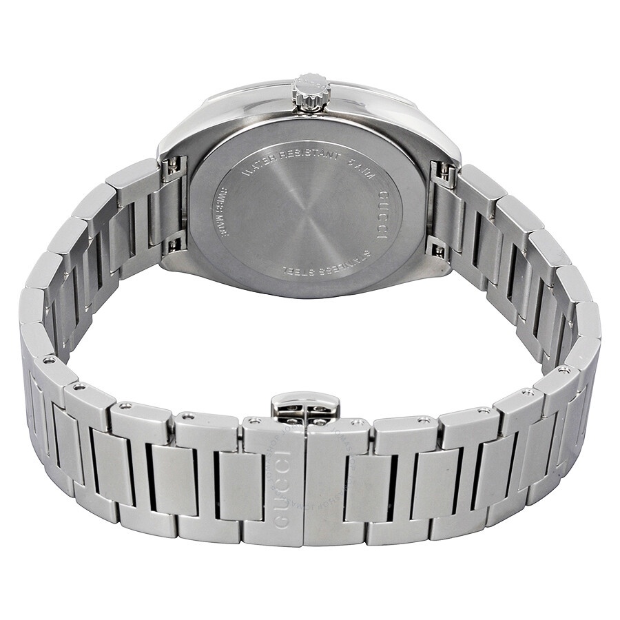 Gucci GG2570 Black Dial Diamond Stainless Steel Ladies Watch YA142503 - 3