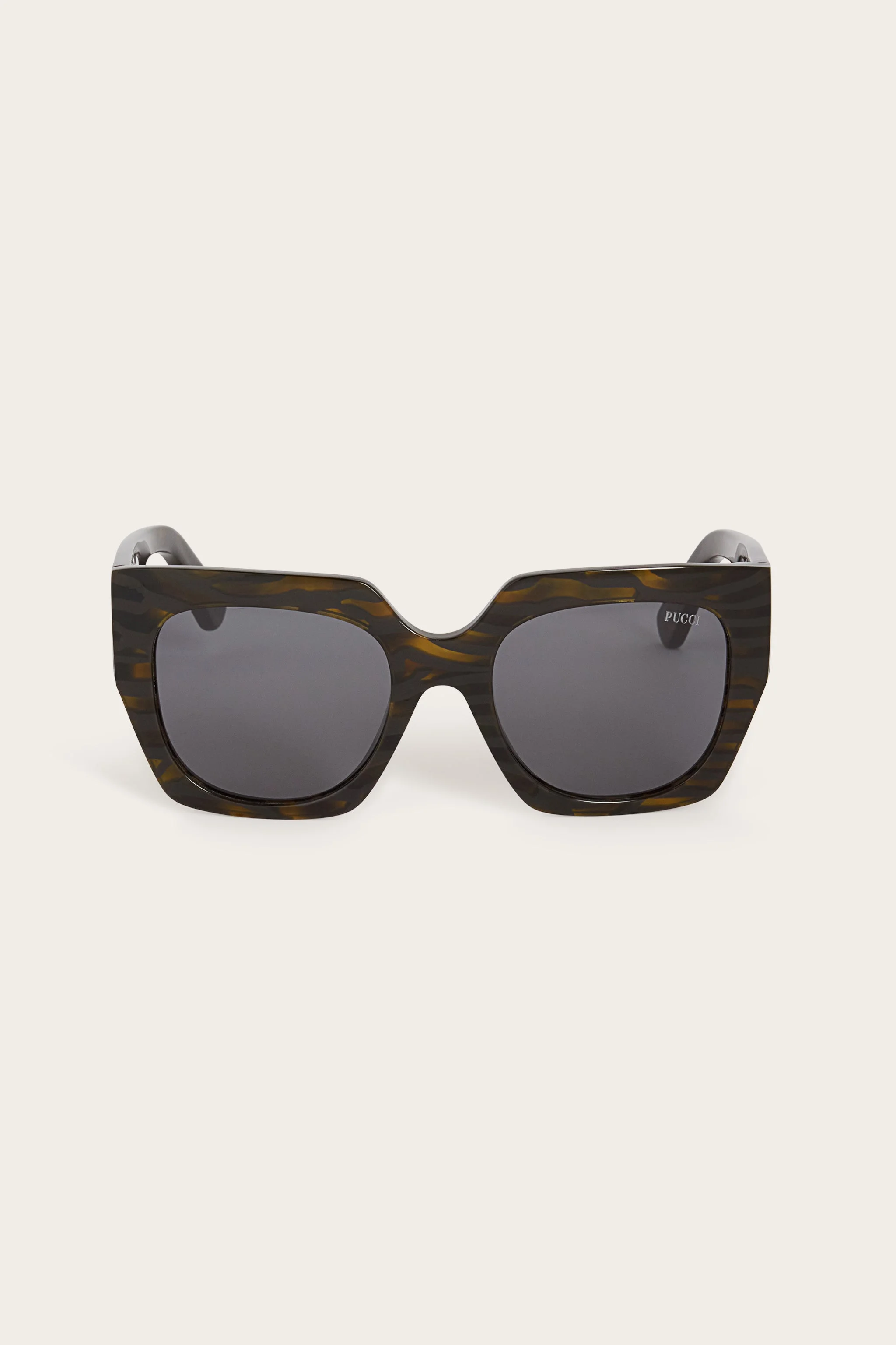 PUCCI OVERSIZED GEOMETRIC SUNGLASSES - 1