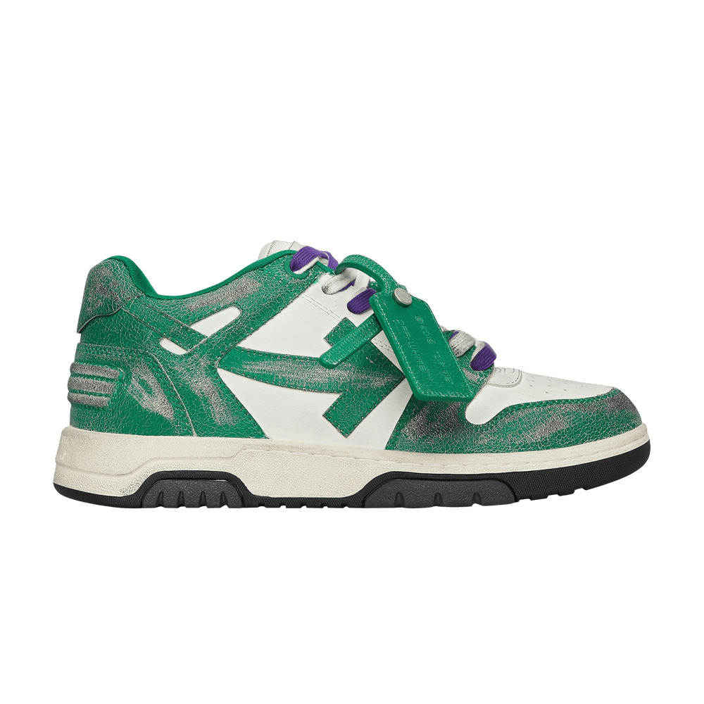 Off-White Out of Office Vintage Leather 'White Green' - 1