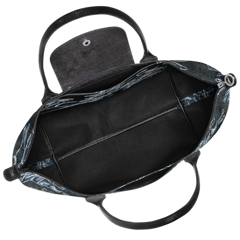 Le Pliage Collection L Tote bag Navy - Canvas 5