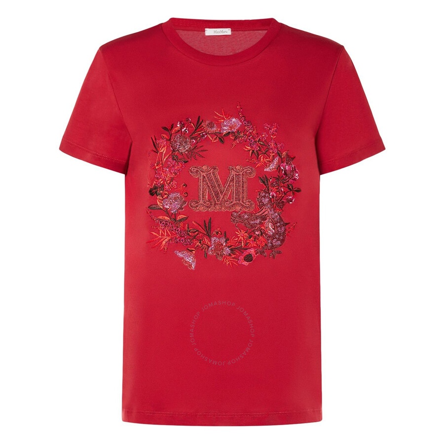 Max Mara Elmo T-Shirt In Red - 4