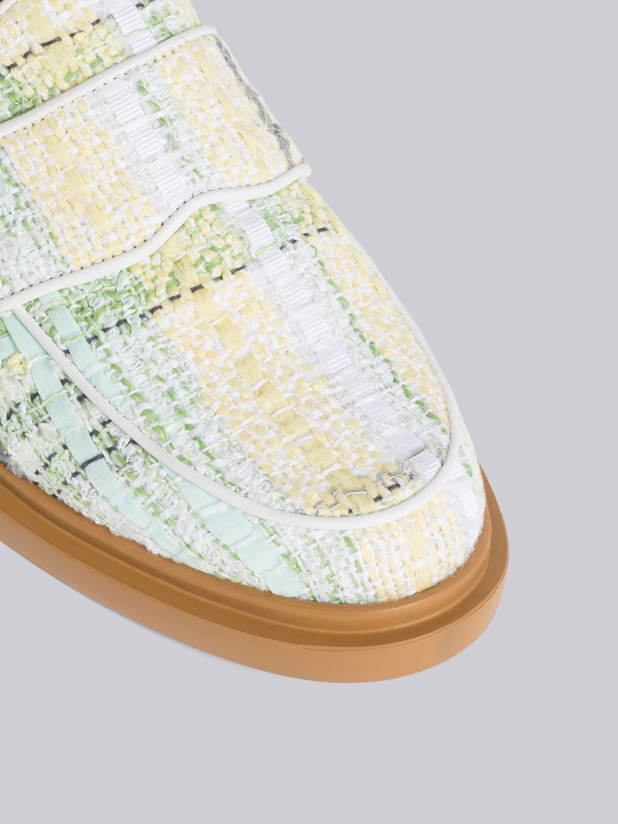 Chenille Yarn Tweed Penny Loafer - 2