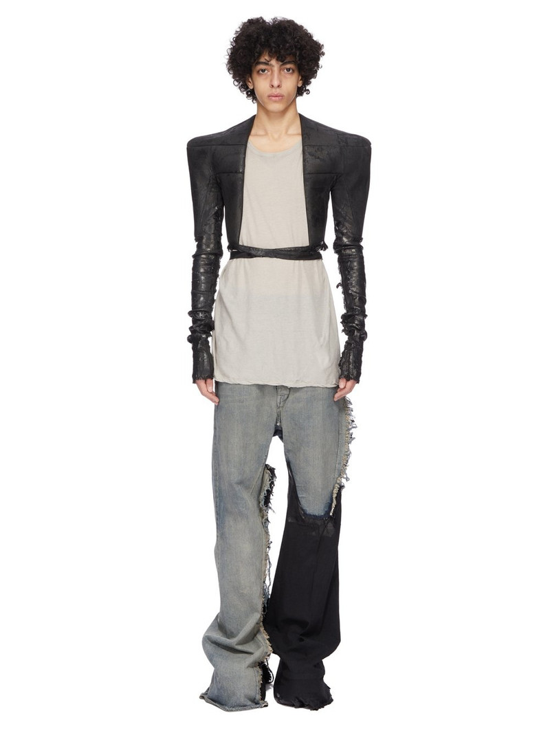 Rick Owens tie-waist jacket outlook