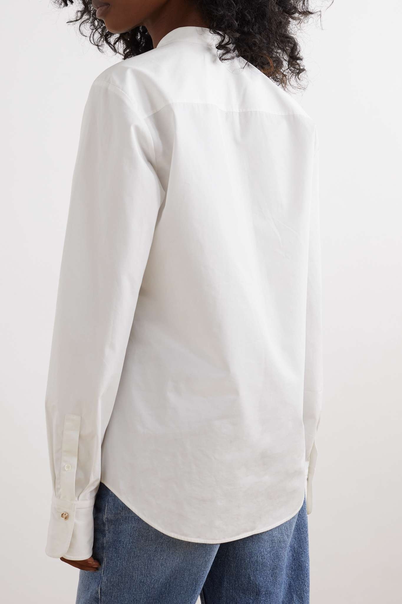 + NET SUSTAIN organic cotton-poplin blouse - 4