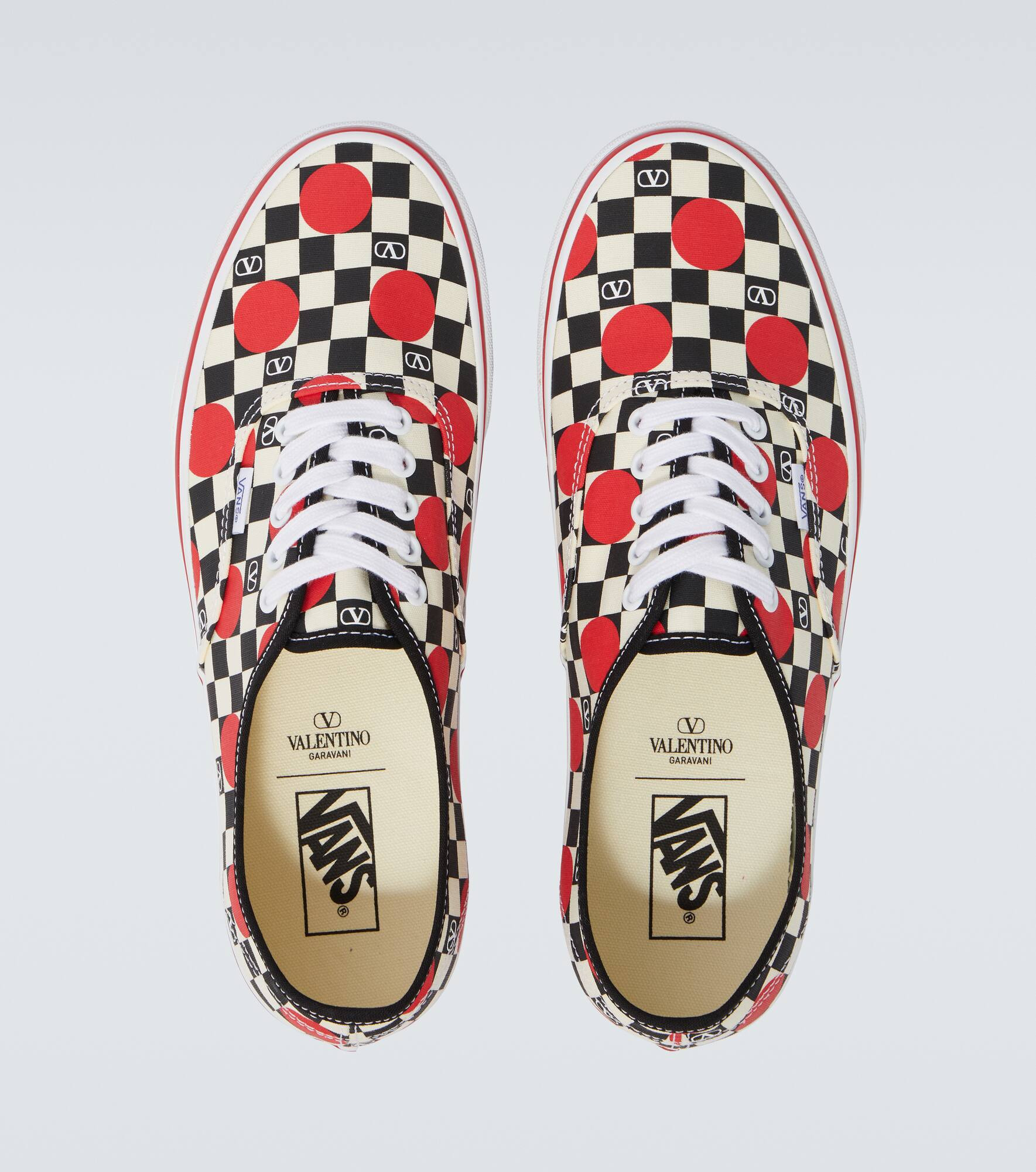 x Vans VLogo printed sneakers - 4