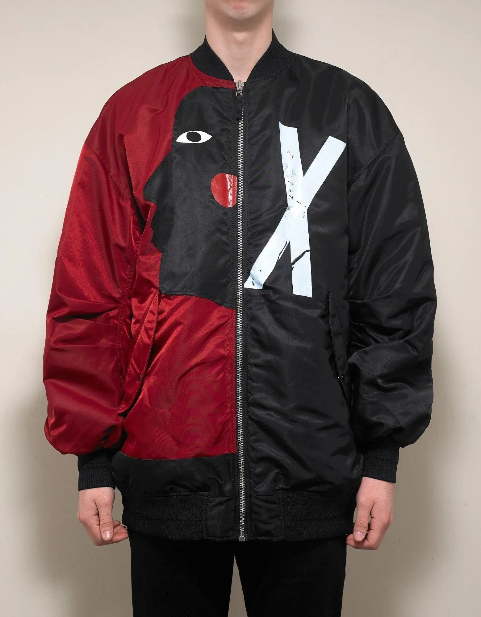 Faith Connexion Swizz Beatz Contrasting Face Bomber Jacket - 3