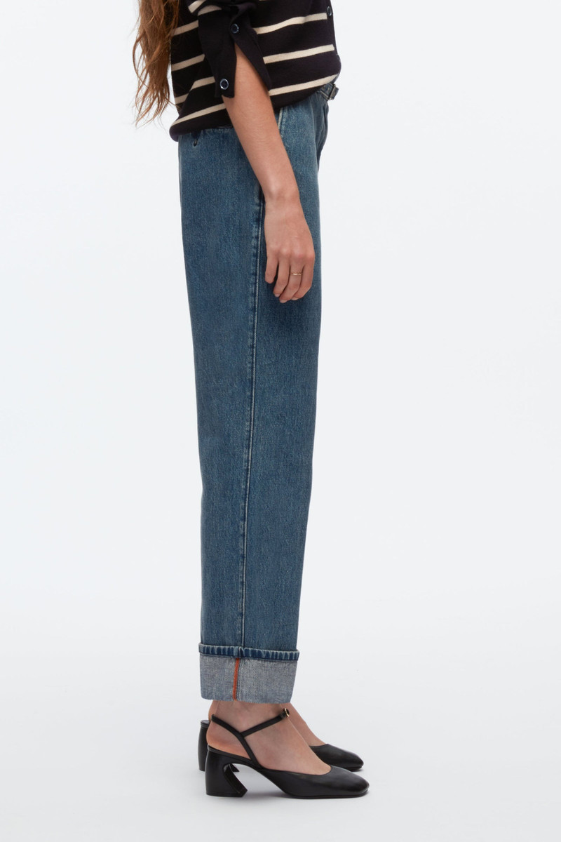 Denim Kick Flare 바지 3