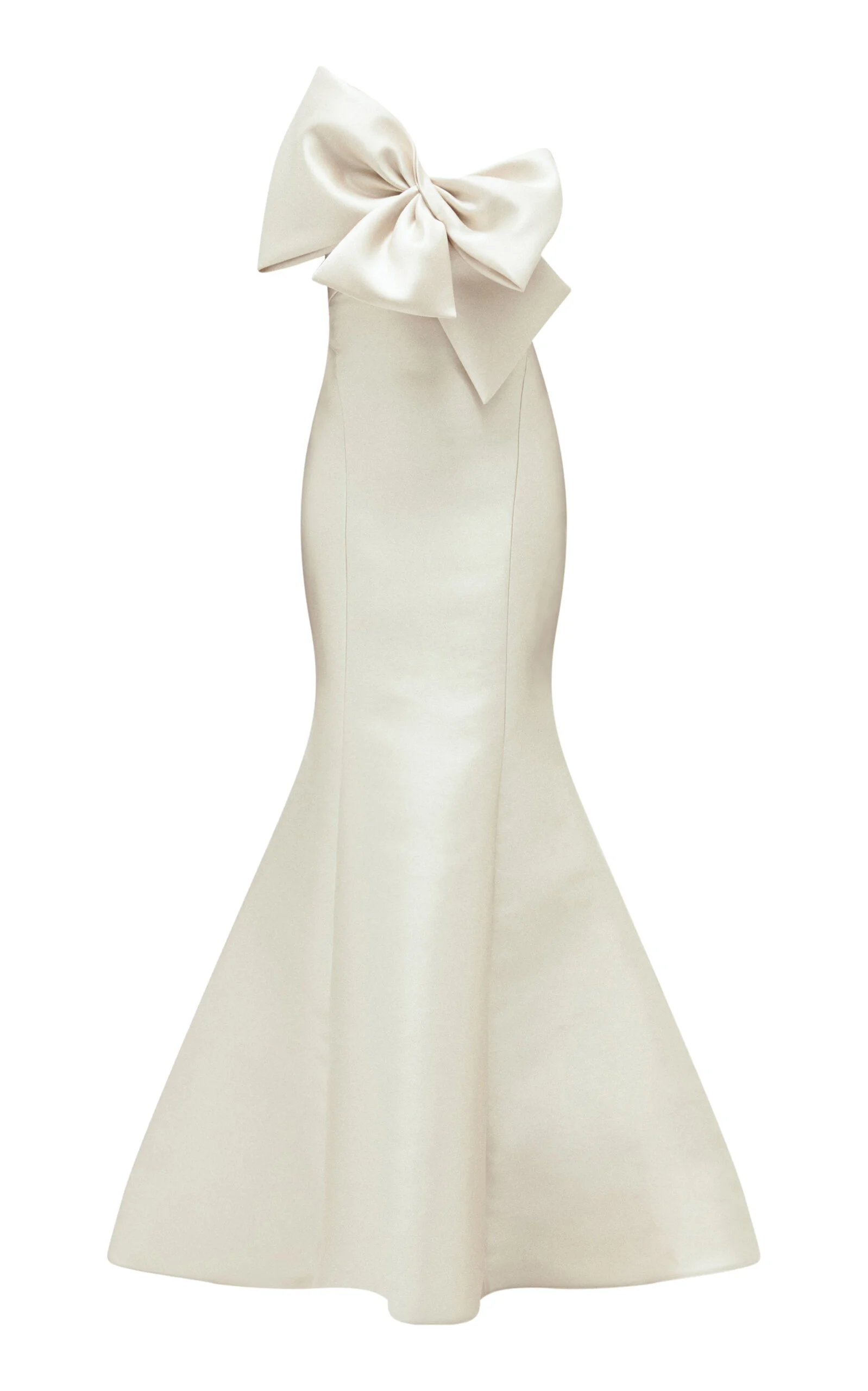 Mikado Bow-Embellished Gown - 1