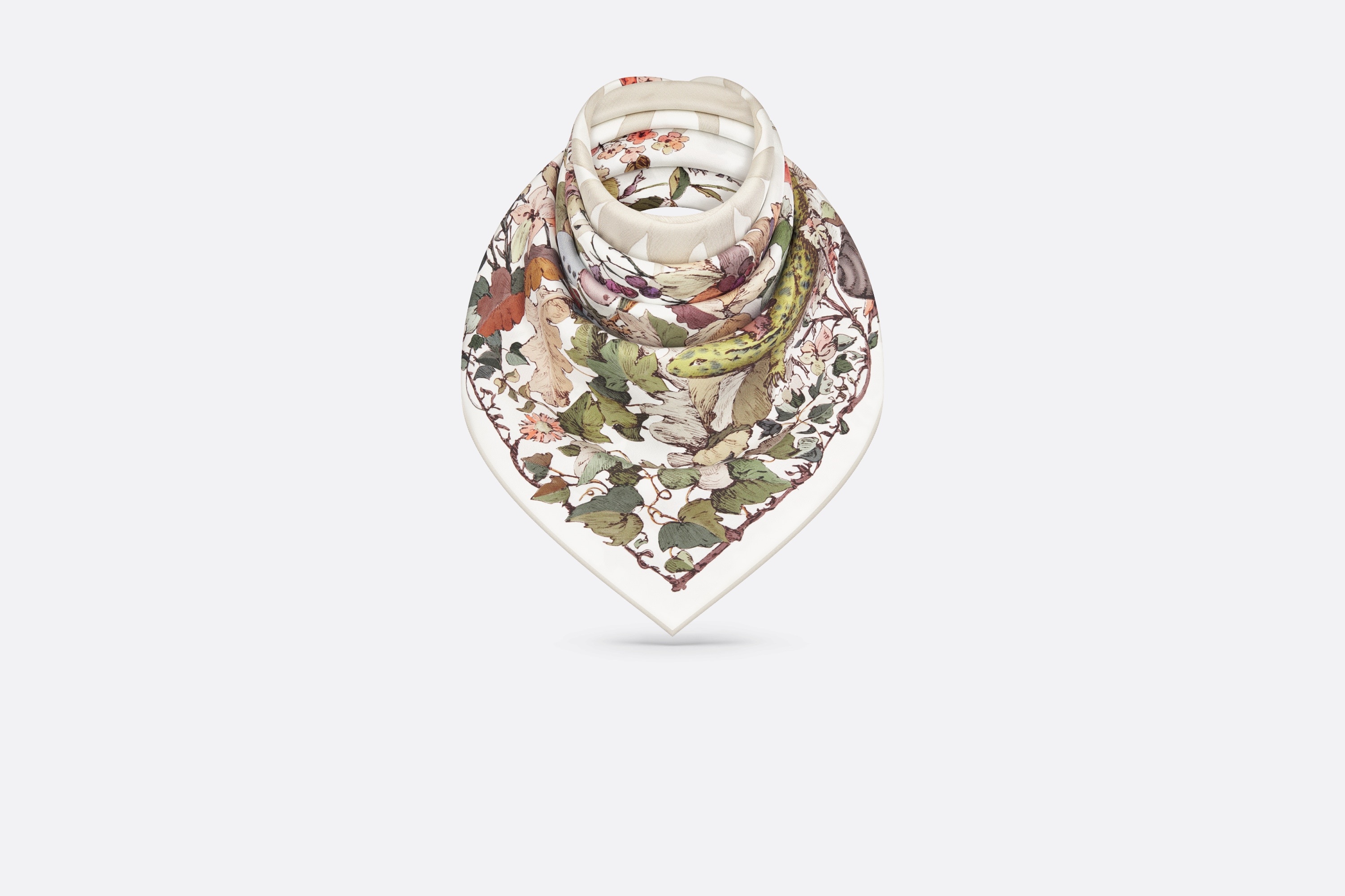 Dior 4 Saisons Automne Soleil 90 Square Scarf - 2
