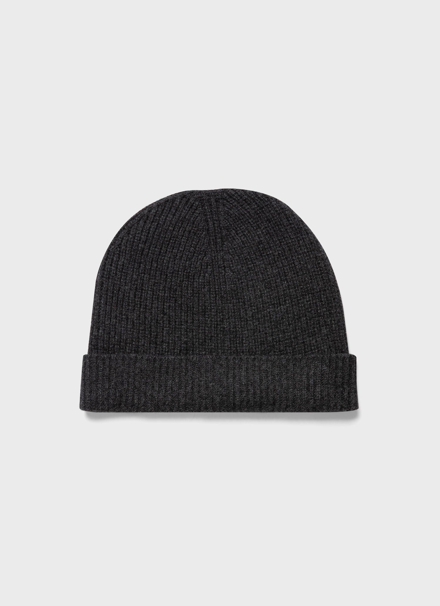 Cashmere Ribbed Hat - 1