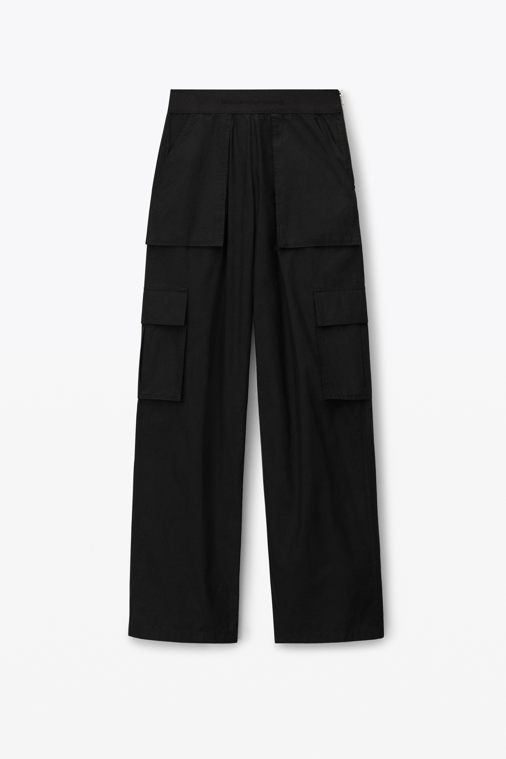 logo waistband cargo  rave pant - 1