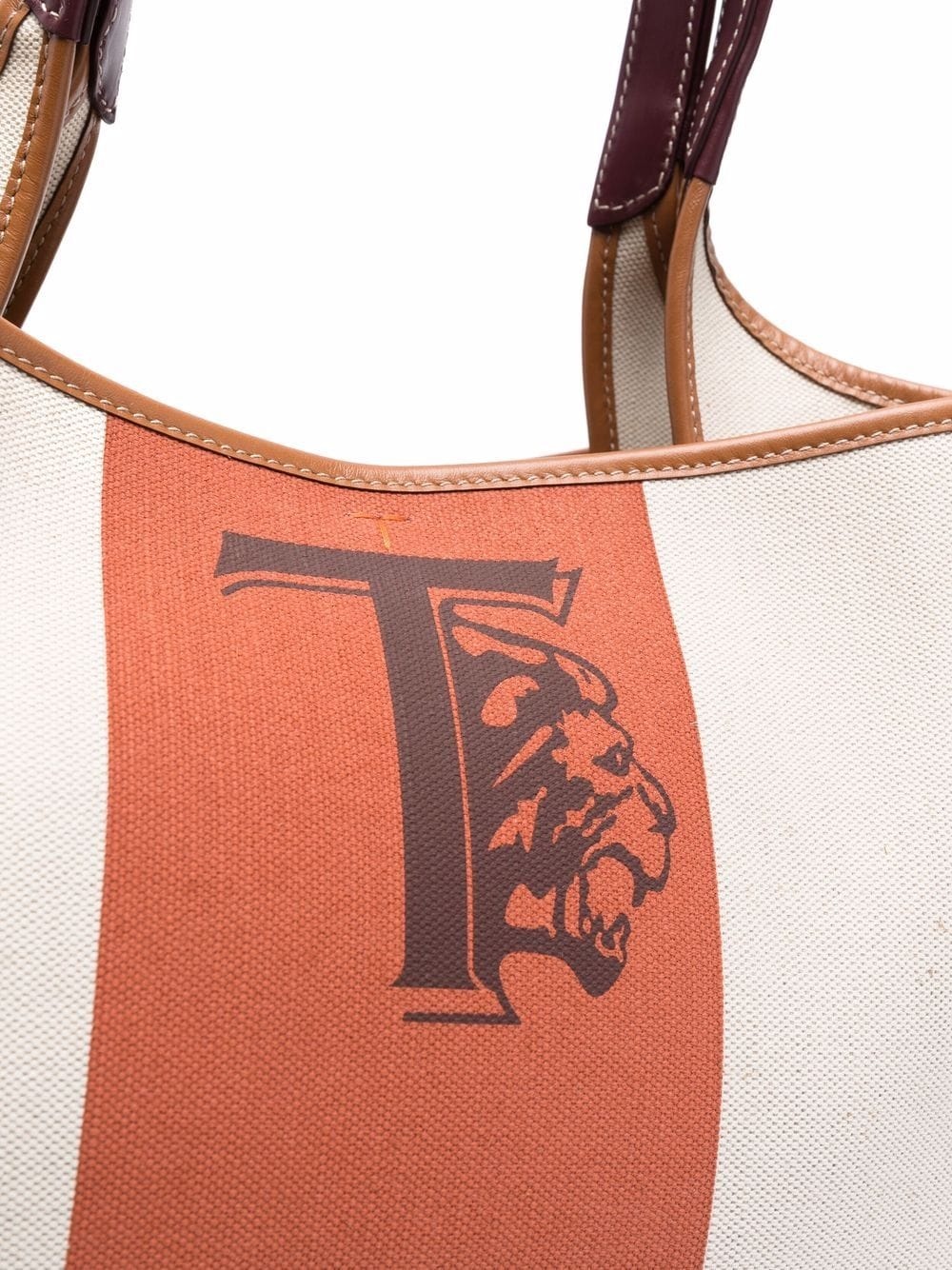 monogram canvas tote bag - 4