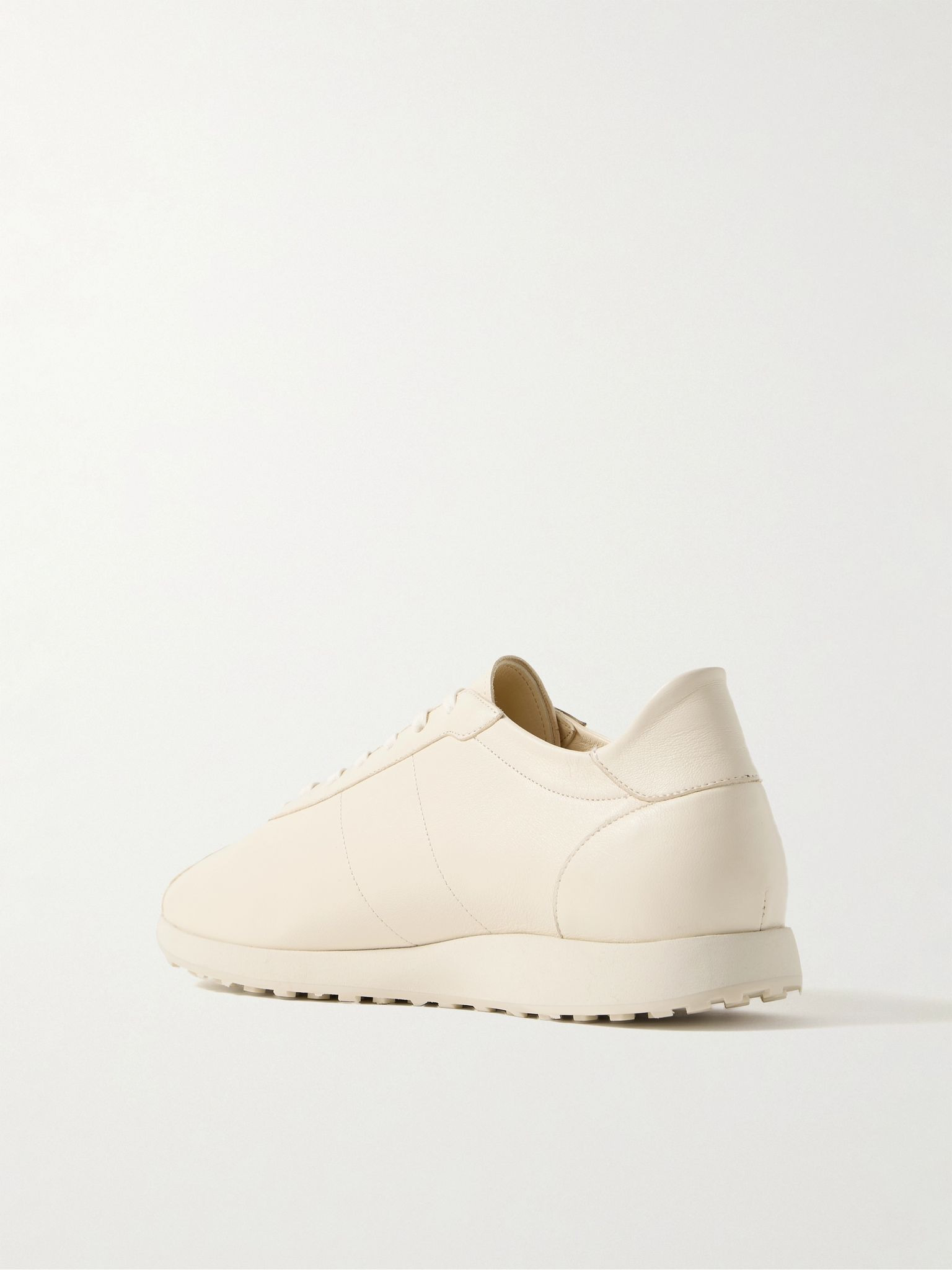 Mica Leather Sneakers Cream - 4