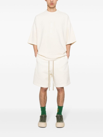 Fear of God logo tag cotton shorts outlook