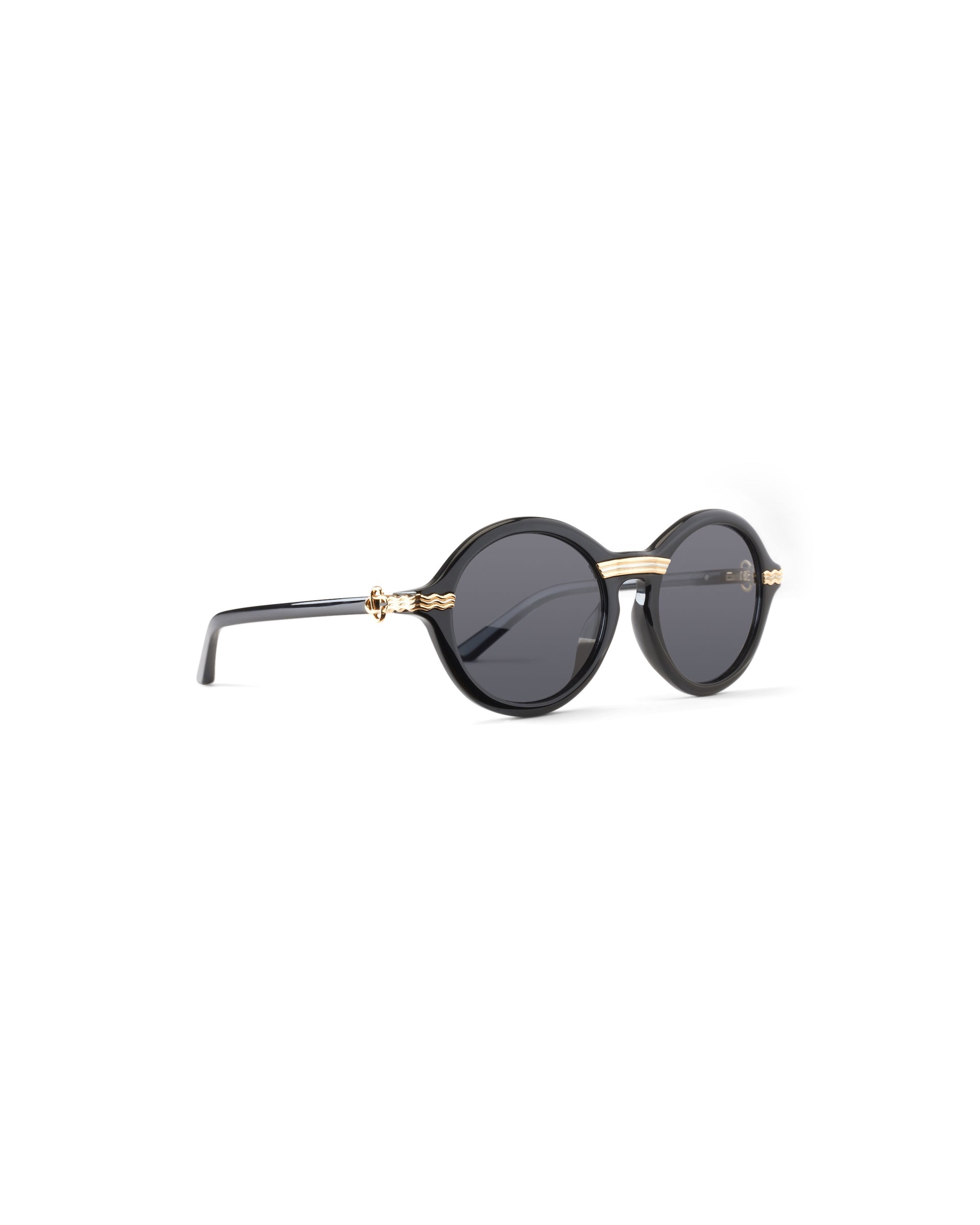 Tajer Black & Gold Sunglasses - 1