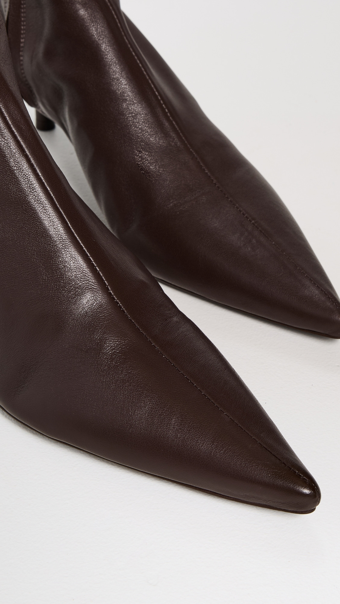 Joni Stretch Leather Over-The-Knee Boots - 5