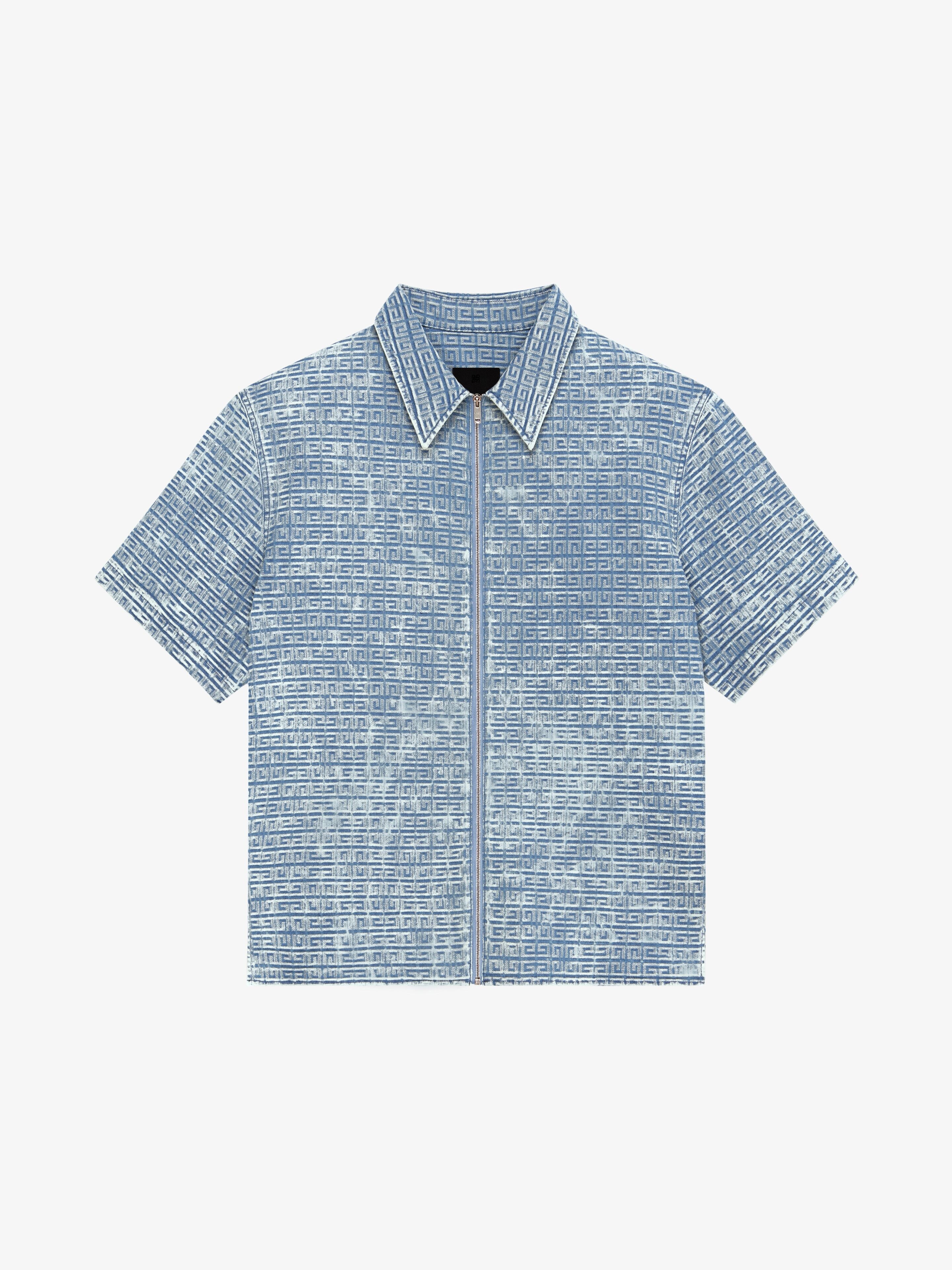 SHIRT IN 4G BLEACHED DENIM - 1