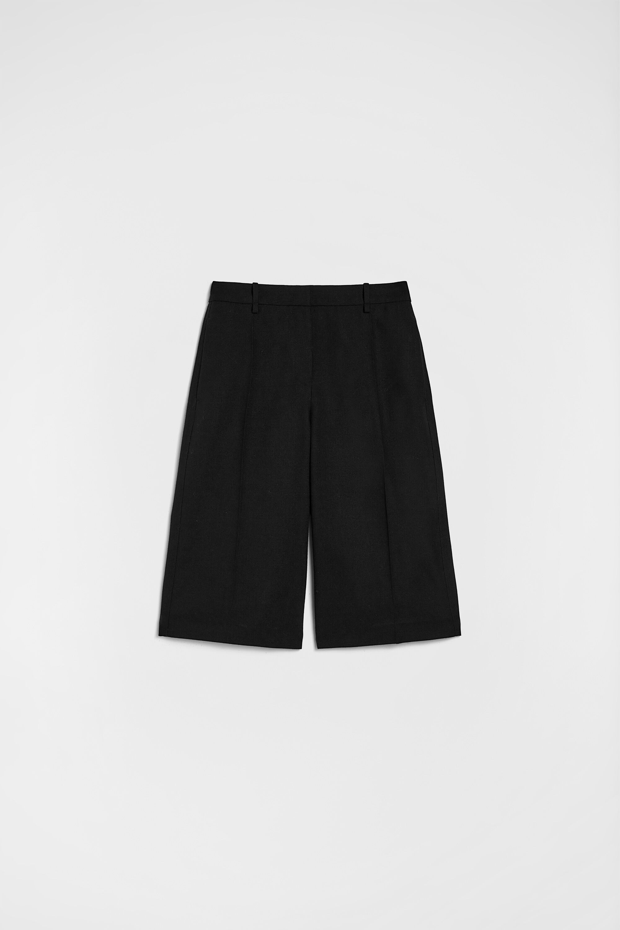 Wool Canvas Shorts - 1