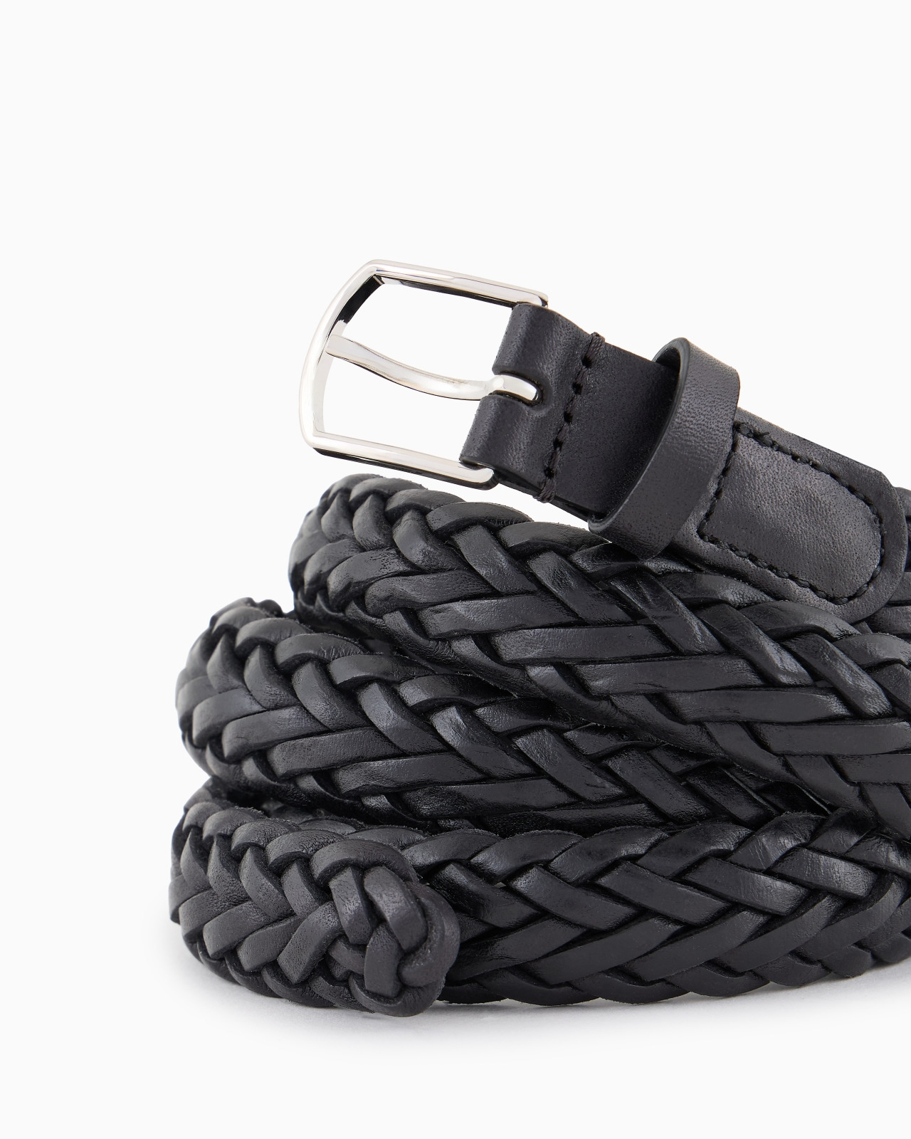 Woven leather belt - 2