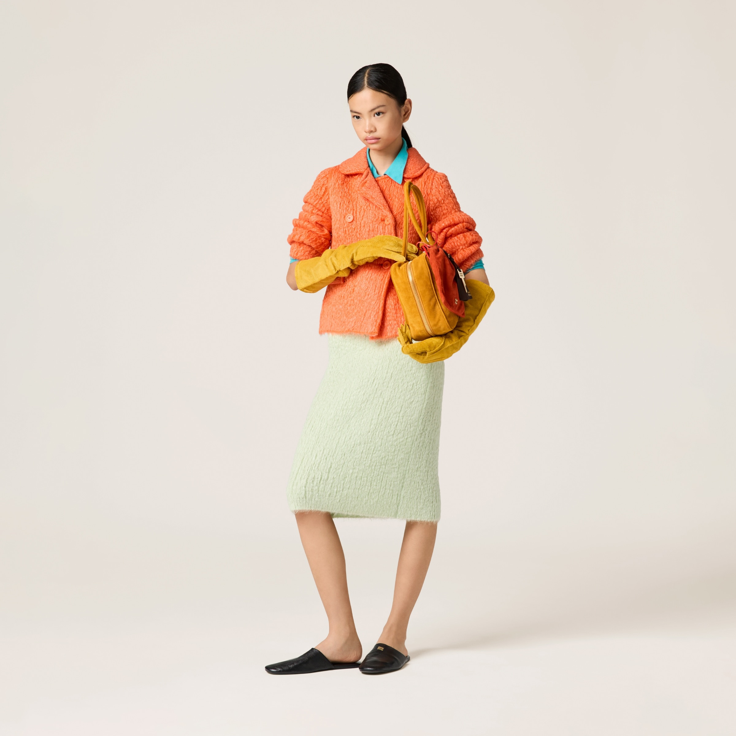 Mohair pencil skirt - 2