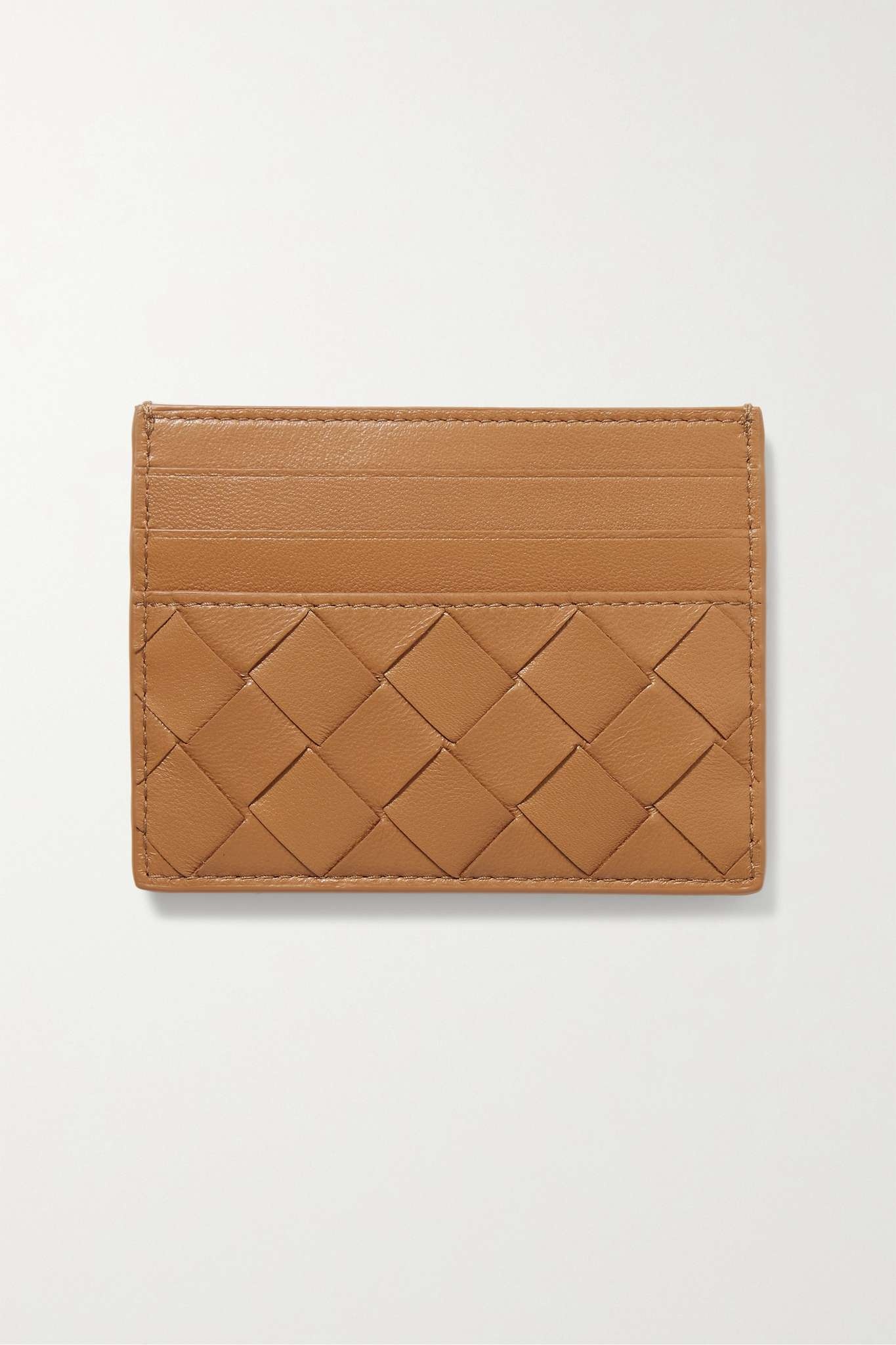 Intrecciato leather cardholder - 1