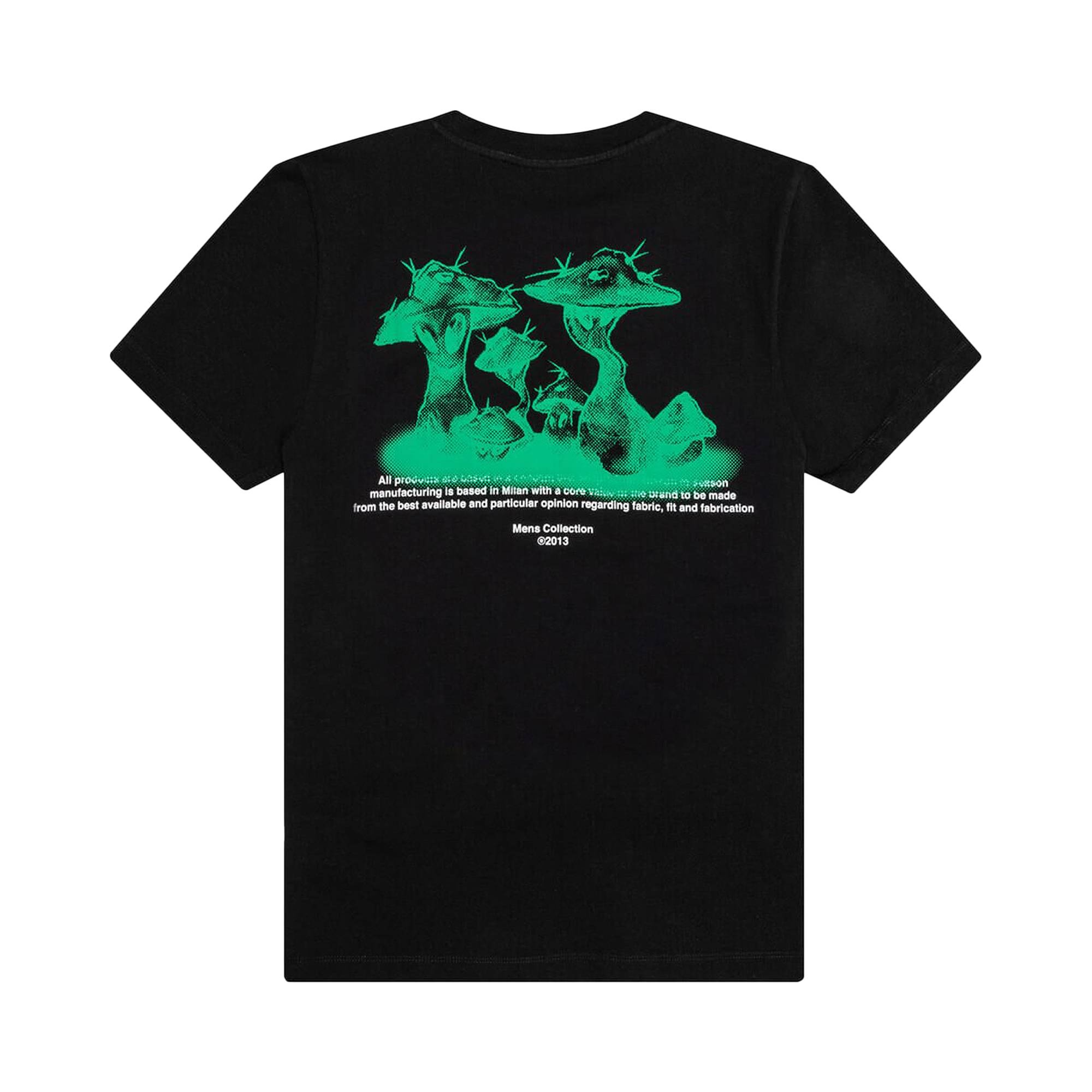Off-White Alien Mush Over Skate Short-Sleeve Tee 'Black/Green' - 2