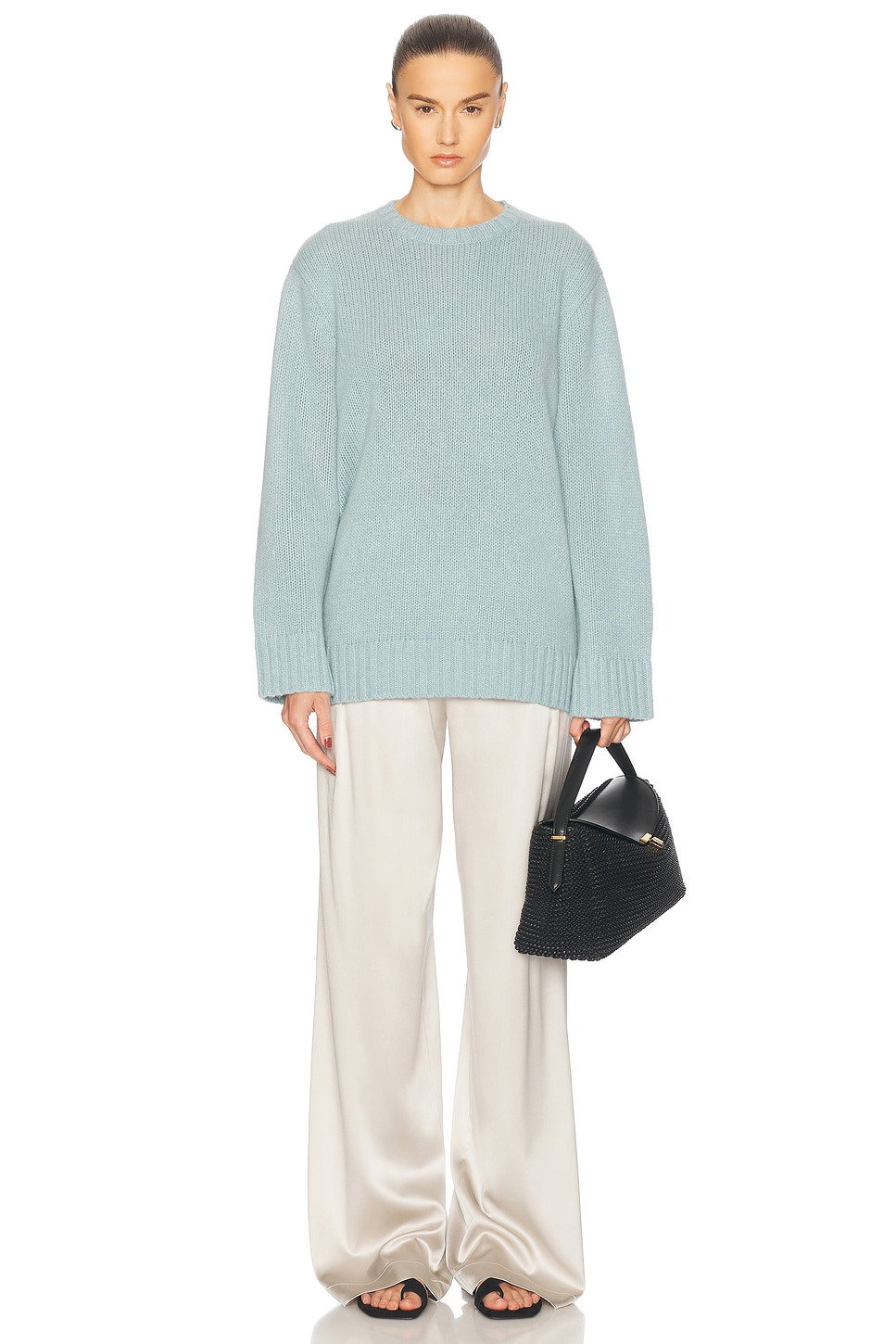 Cashmere Amelia Crewneck Sweater - 4