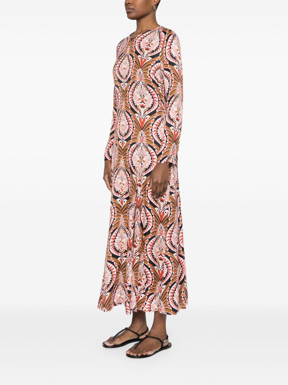 Pineapple Jewelry midi dress - 3