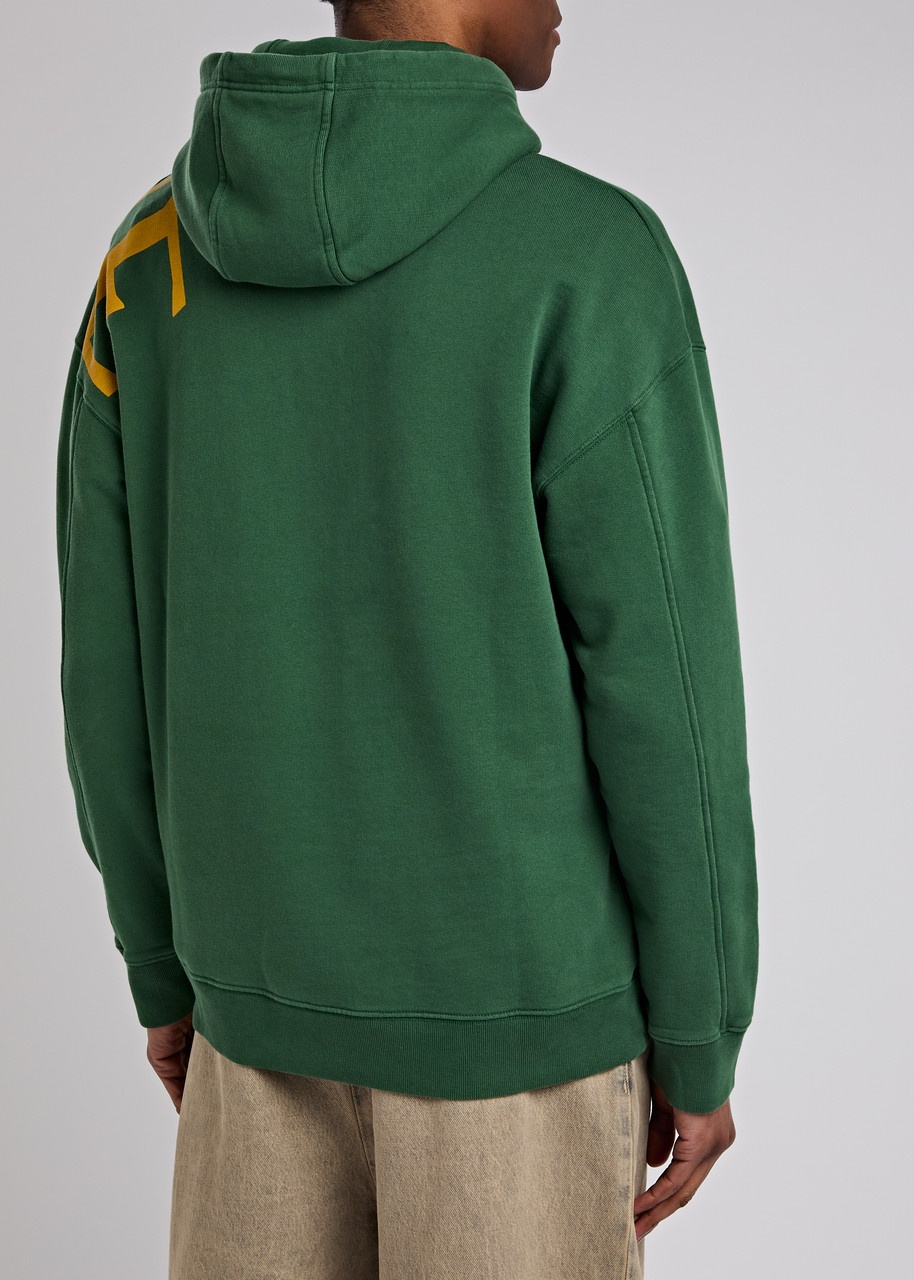 Loewe Logo-print Hooded Cotton Sweatshirt - 3