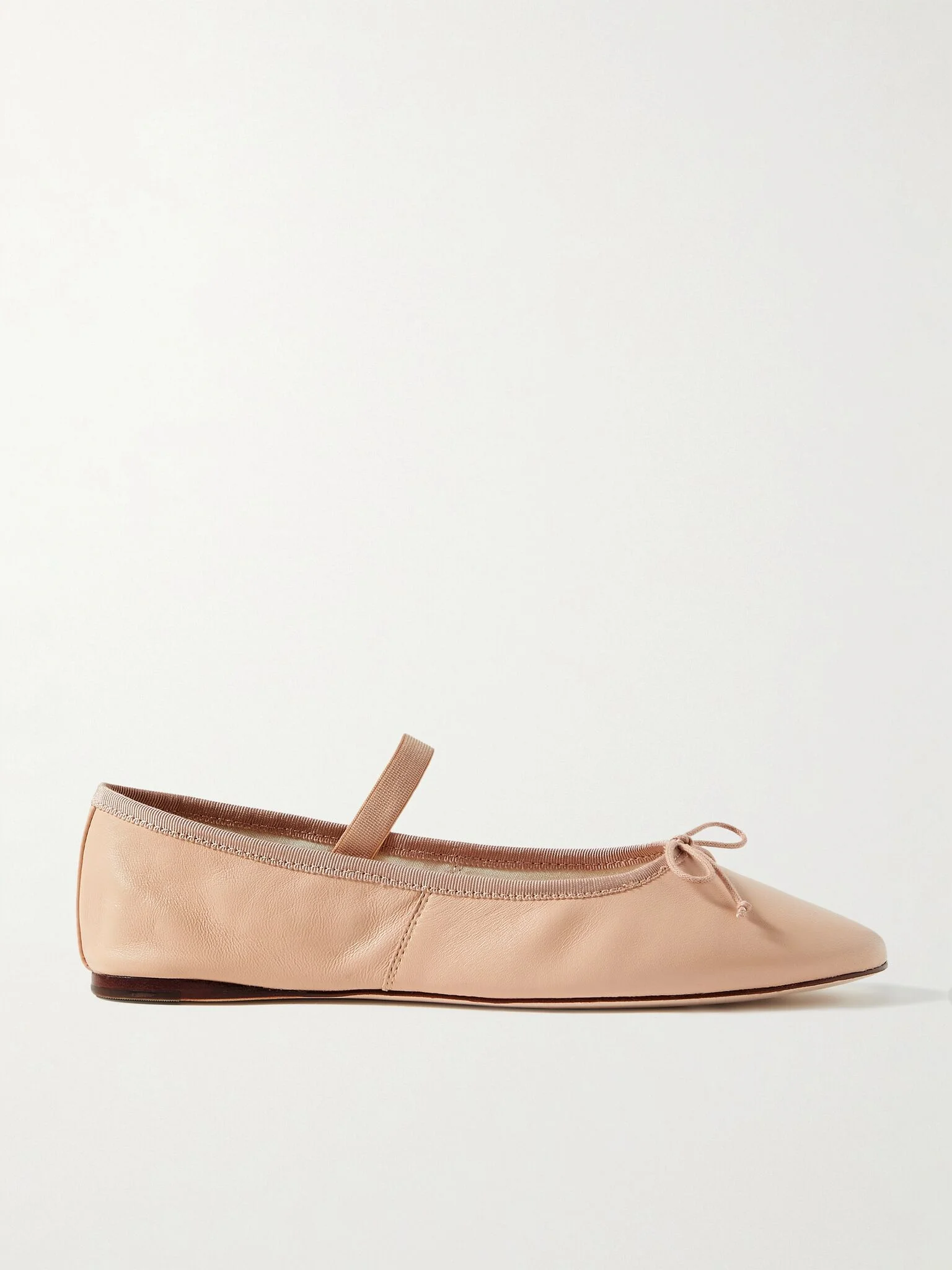 Leonie leather ballet flats Blush - 1