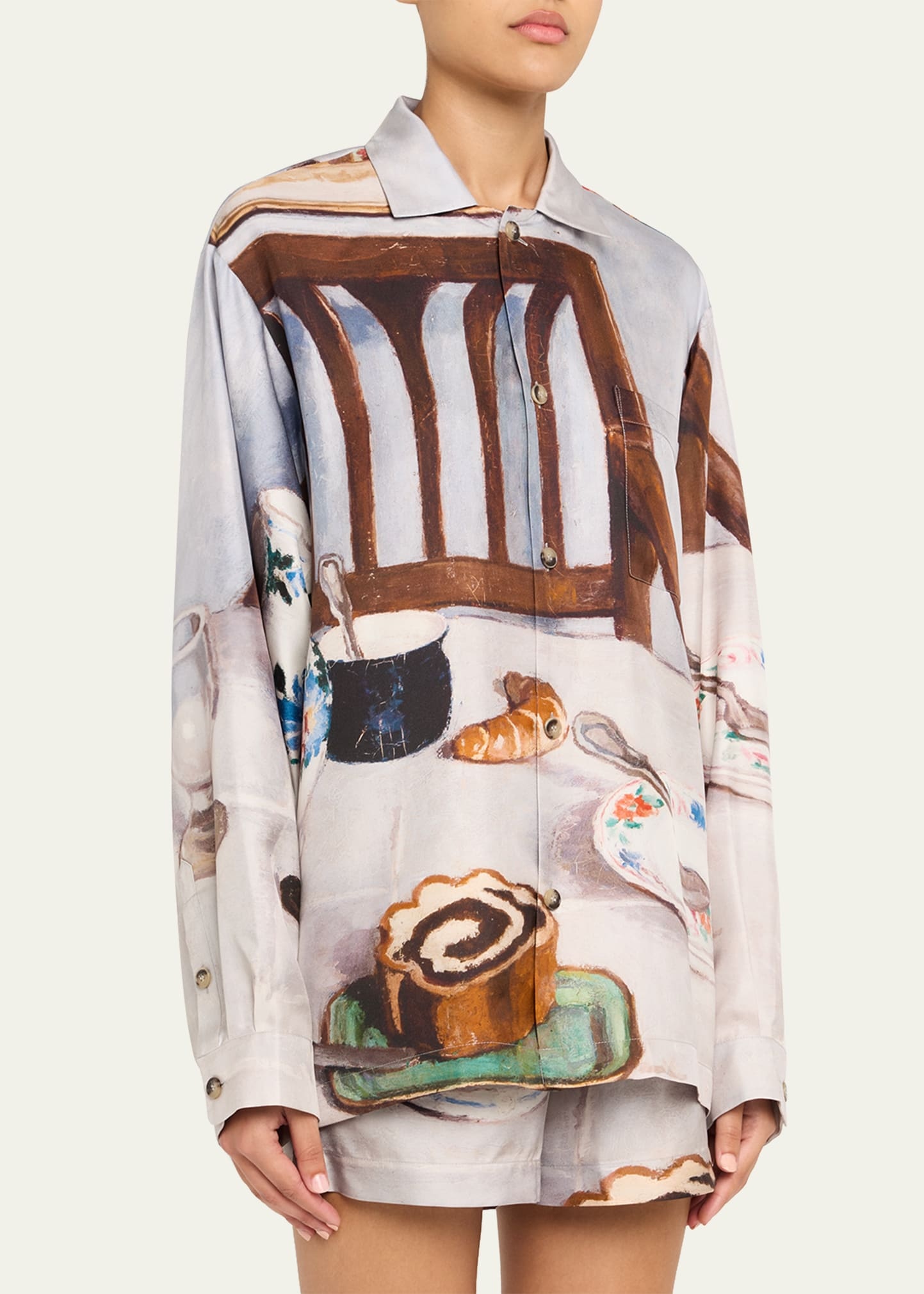 Sebler Silk Twill Shirt - 4