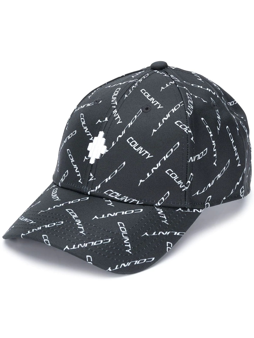 all-over logo print baseball cap - 1