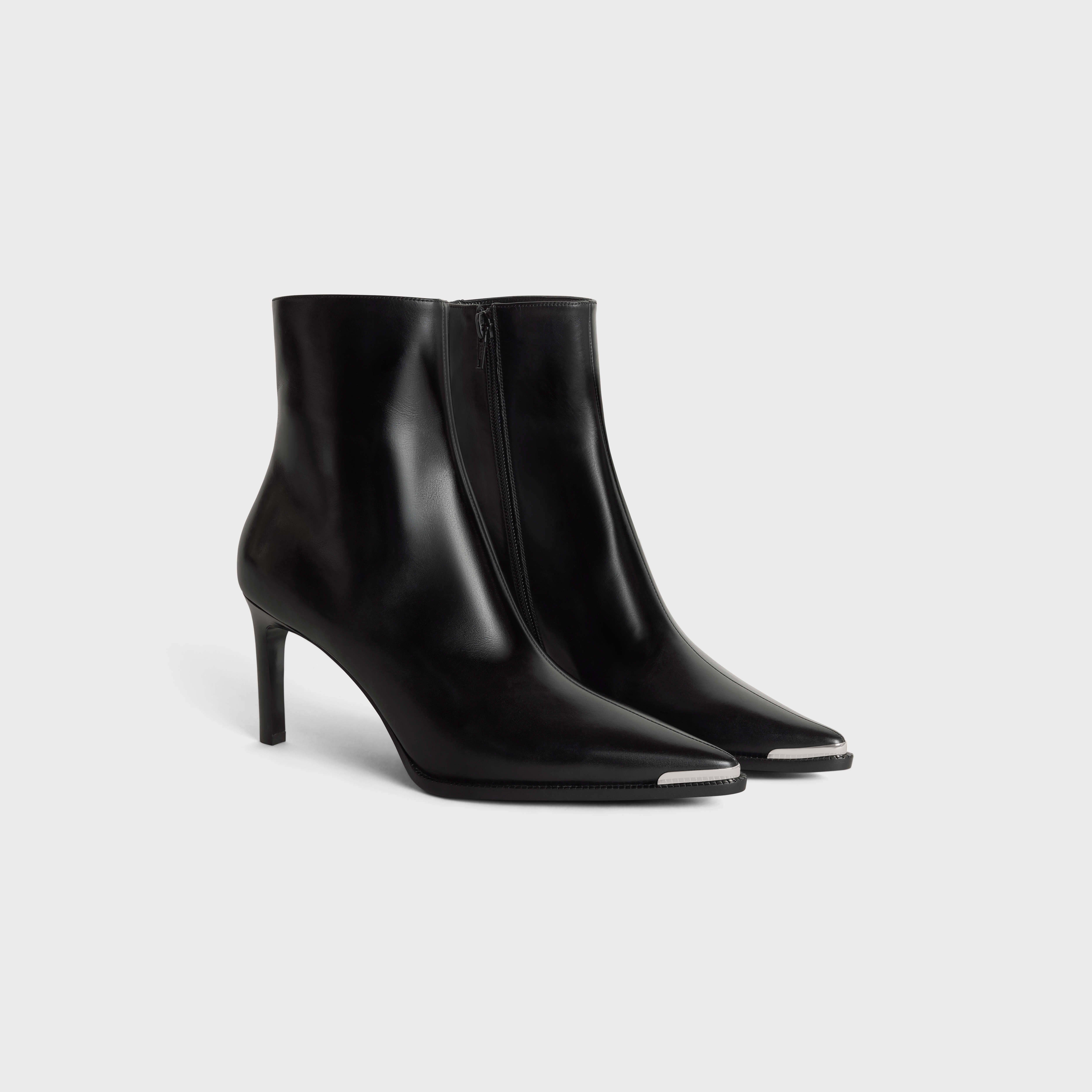 Celine Verneuil ankle boot with metal toe in Calfskin - 2
