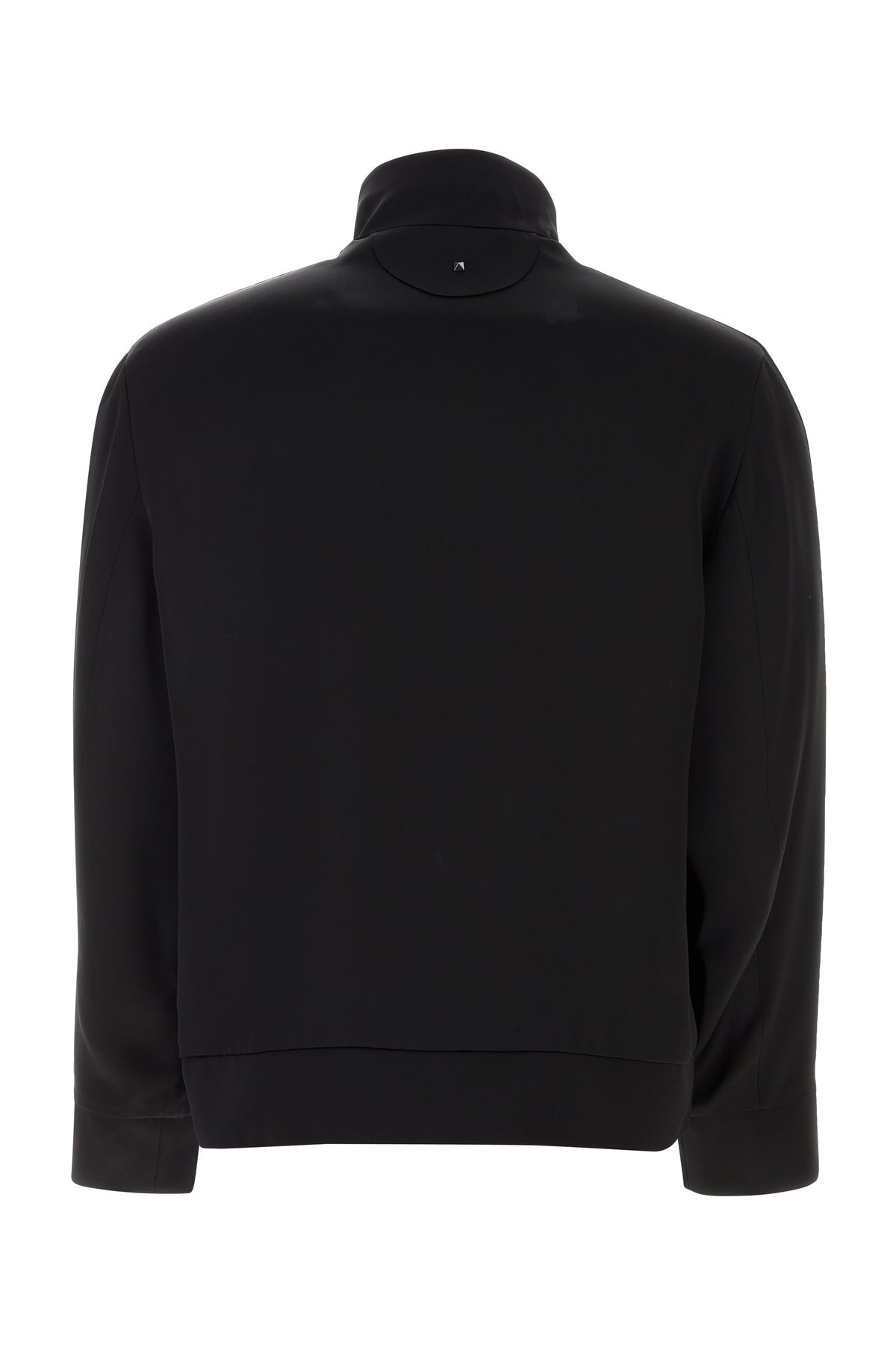 Black satin sweatshirt - 2