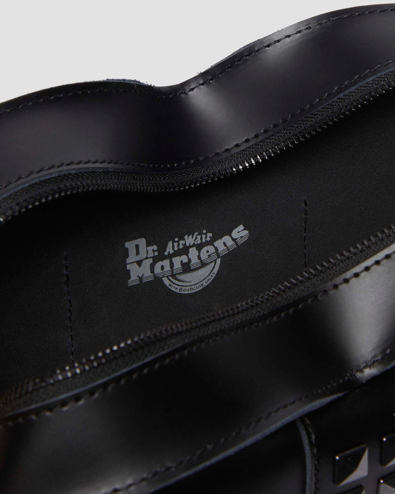 Heart Shaped Hardware Kiev Leather Bag 8