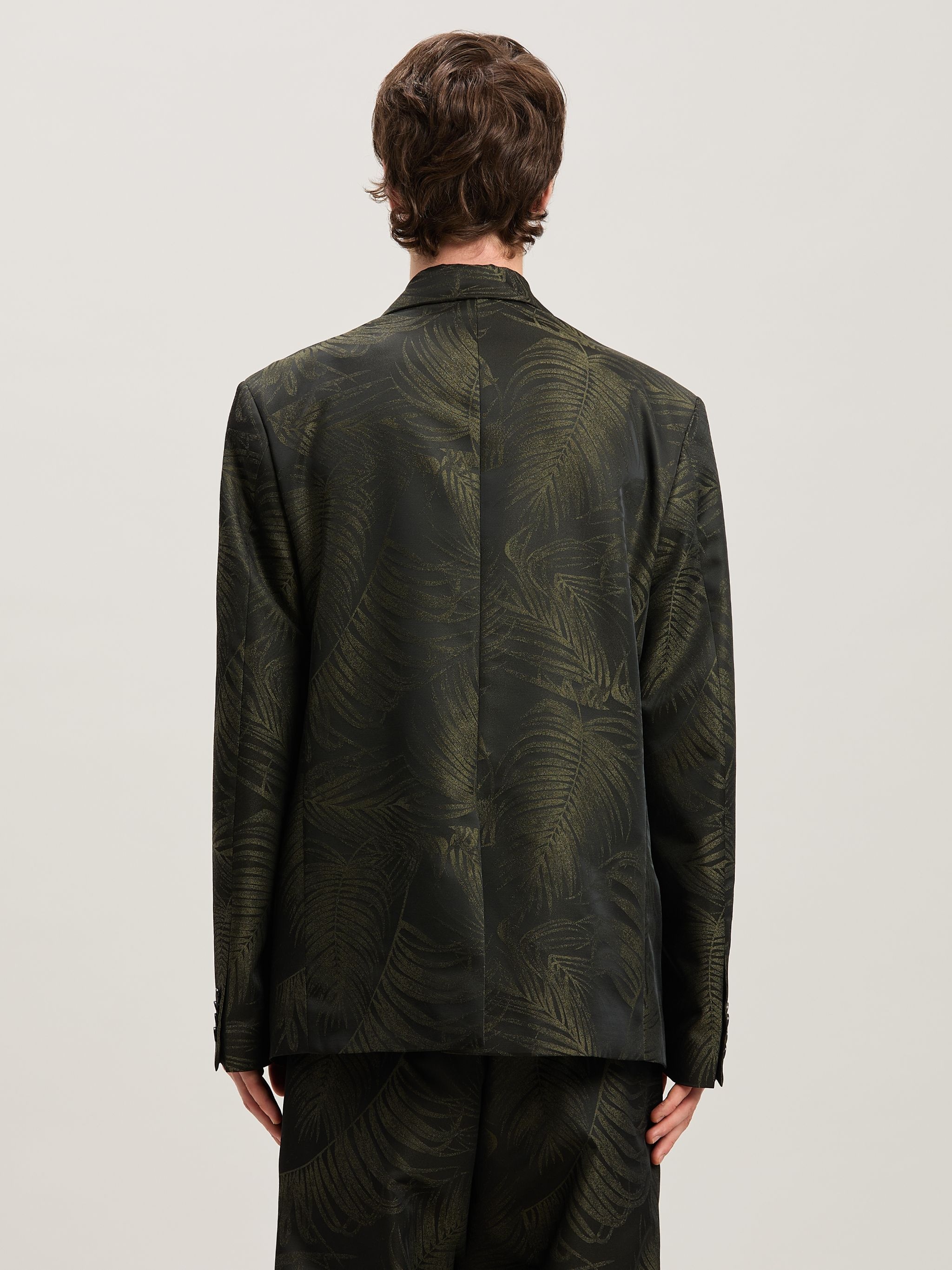 Palm jacquared blazer - 5