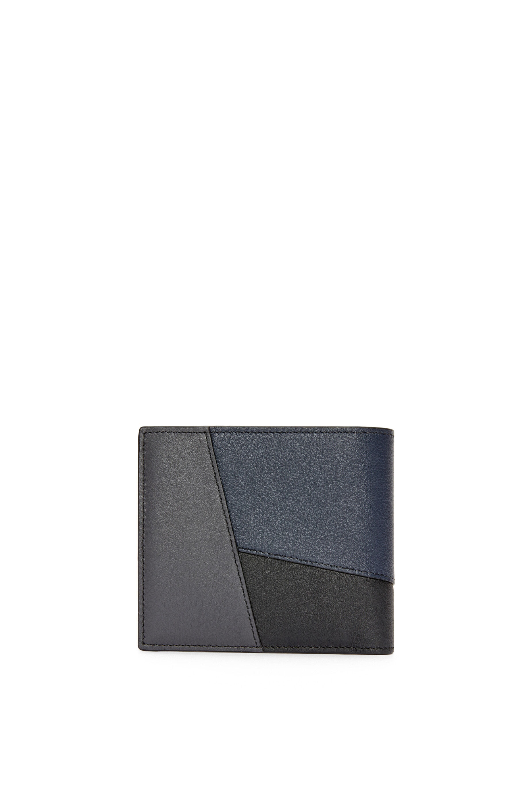 Puzzle bifold coin wallet in classic calfskin - 4