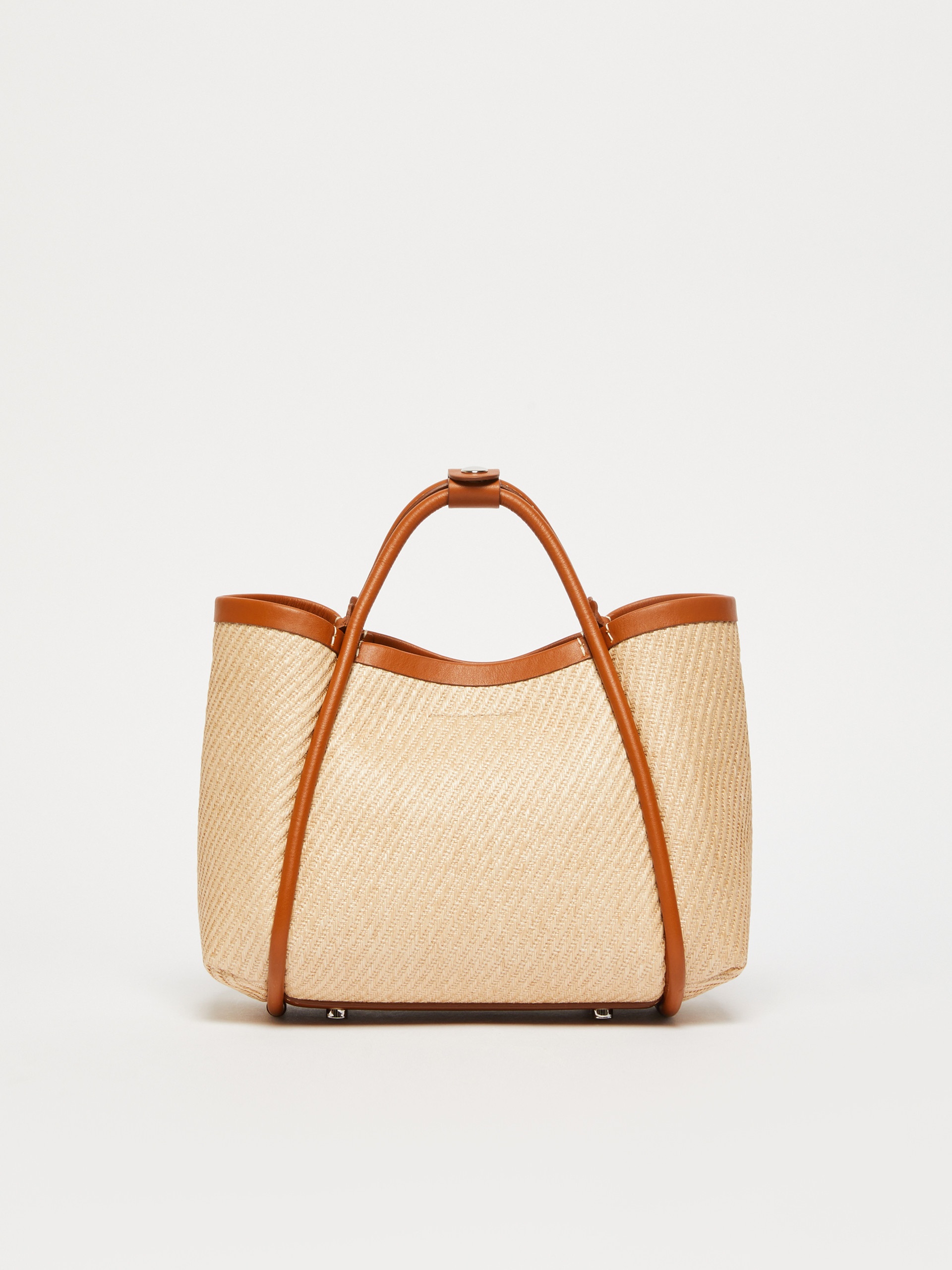 SUMMERMARINEXS Extra-Small raffia-look fabric Marine bag - 3