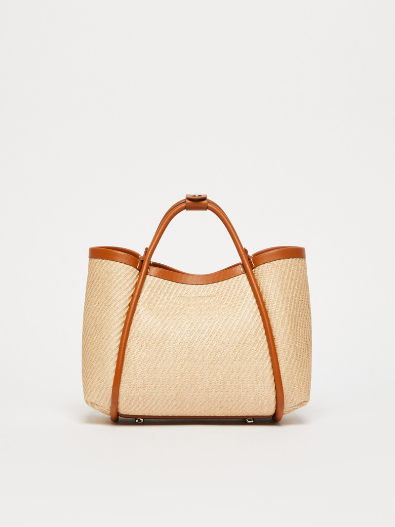 SUMMERMARINEXS Extra-Small raffia-look fabric Marine bag 3