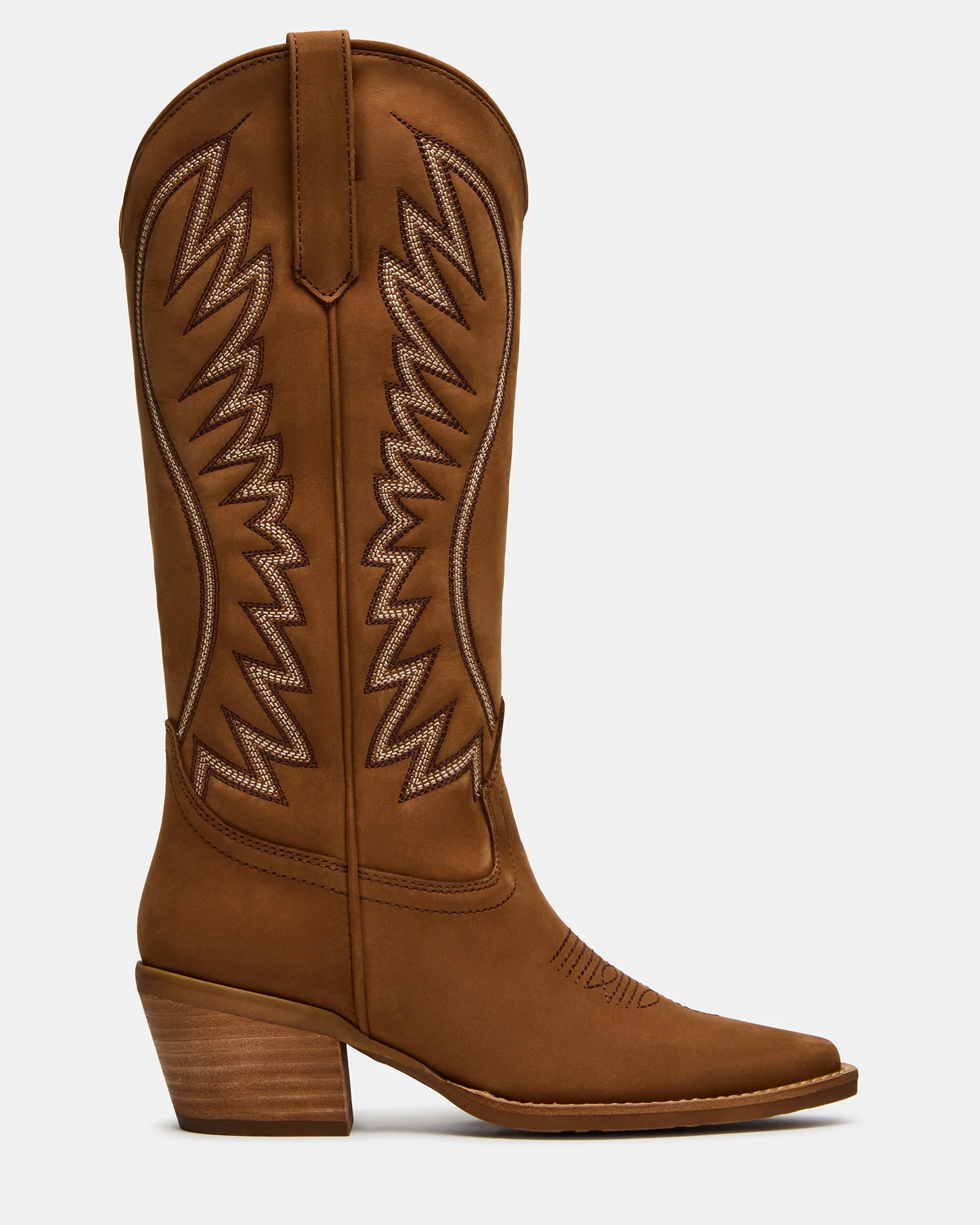 ALBANY STITCH COGNAC SUEDE - 1