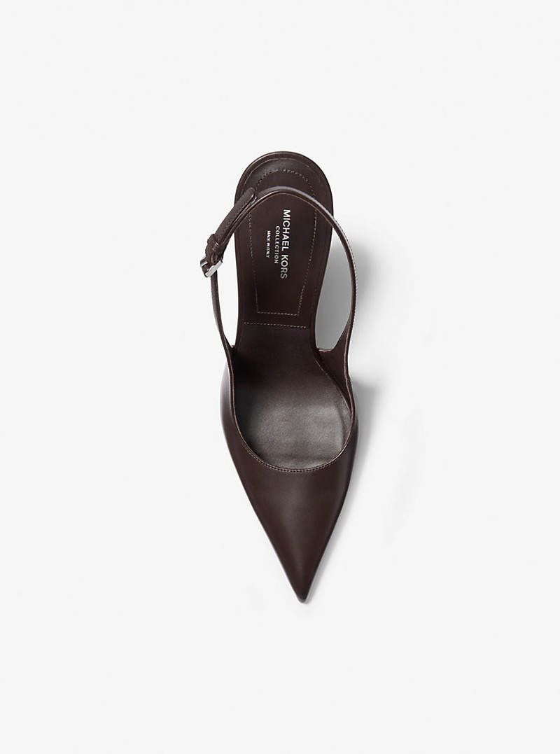 Isabella Leather Slingback Pump 4
