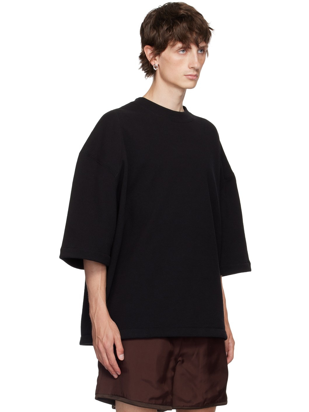 Black Crewneck T-Shirt - 2