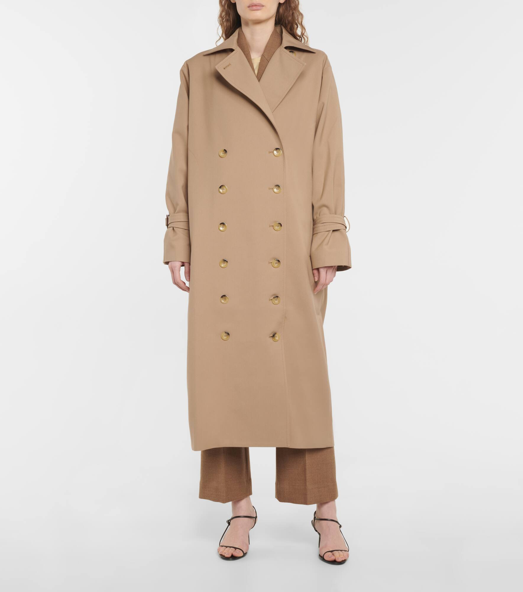 Signature cotton-blend trench coat - 6