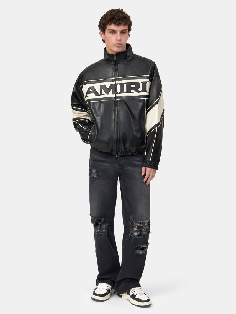 AMIRI AMIRI SPORT LEATHER JACKET outlook