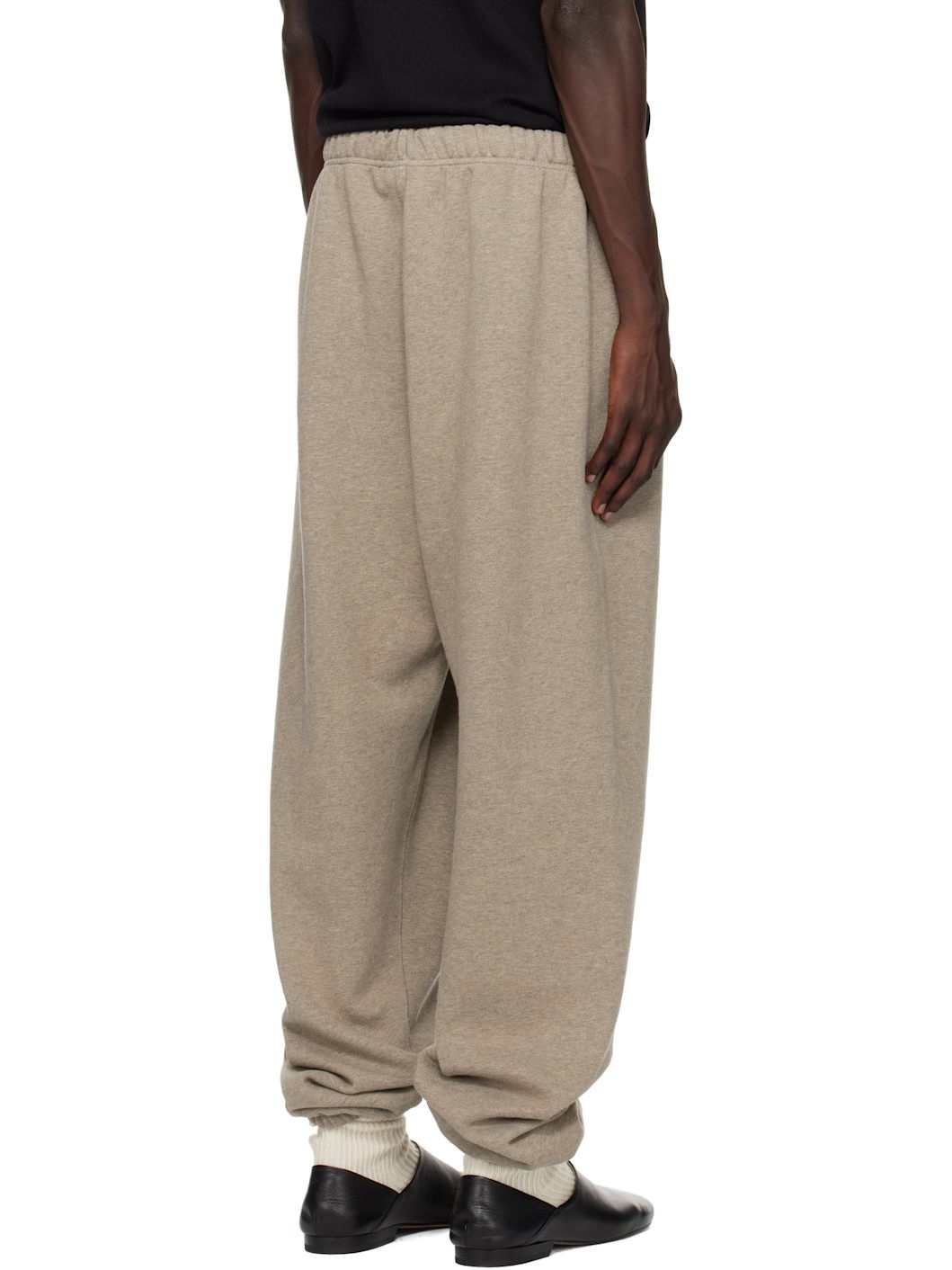 Gray Fleece Essential Sweatpants - 3