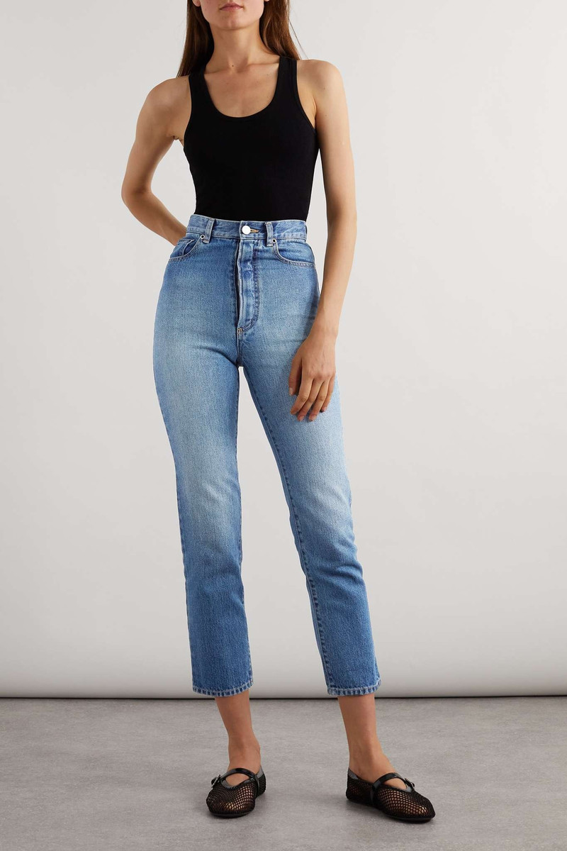Alaïa High-rise slim-leg jeans outlook