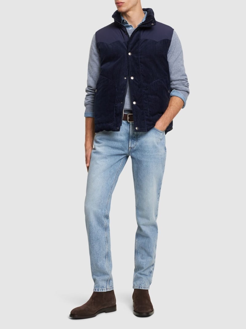 Padded corduroy vest - 2