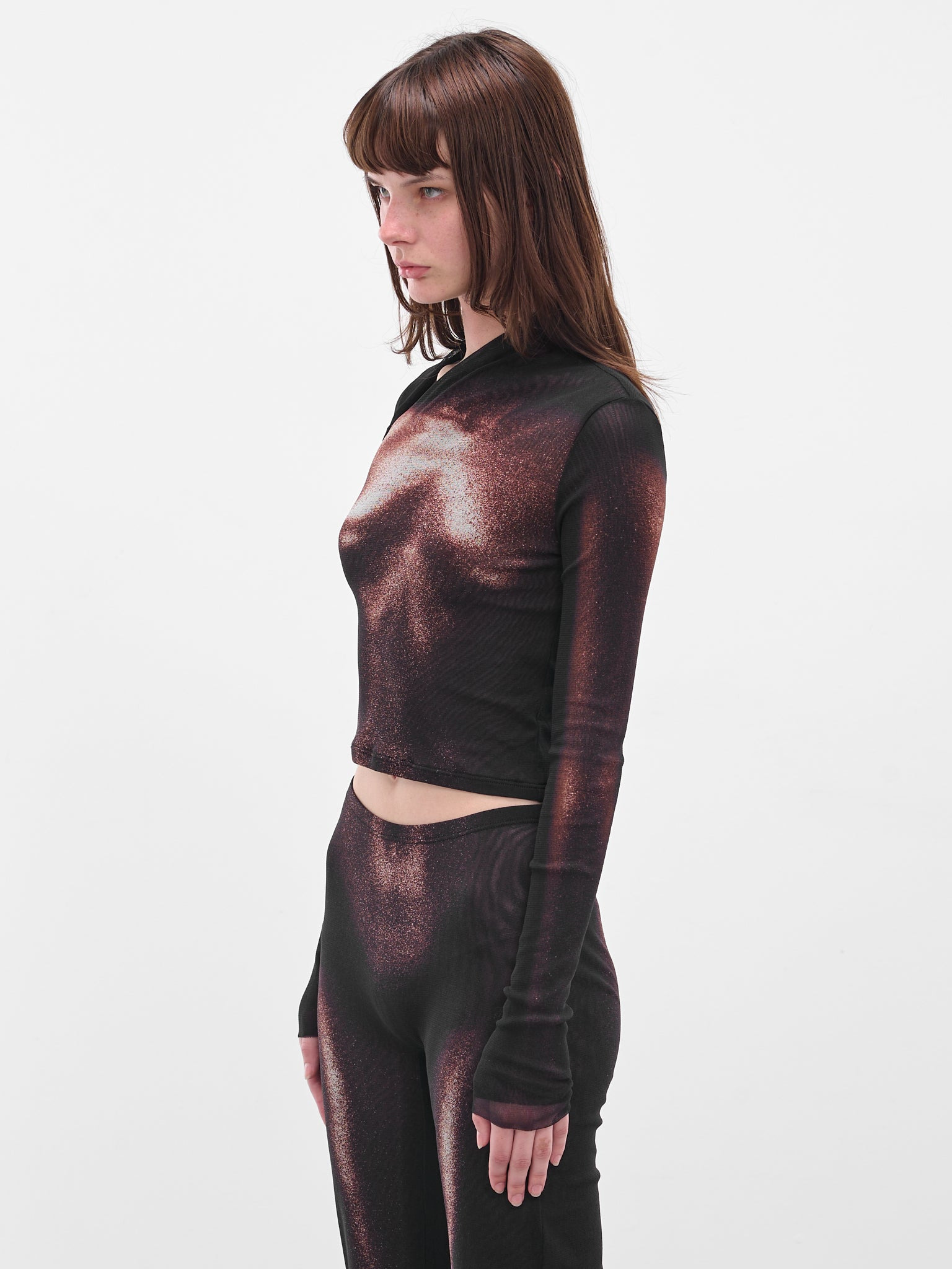 Bronze Body Dust Crop Top - 2