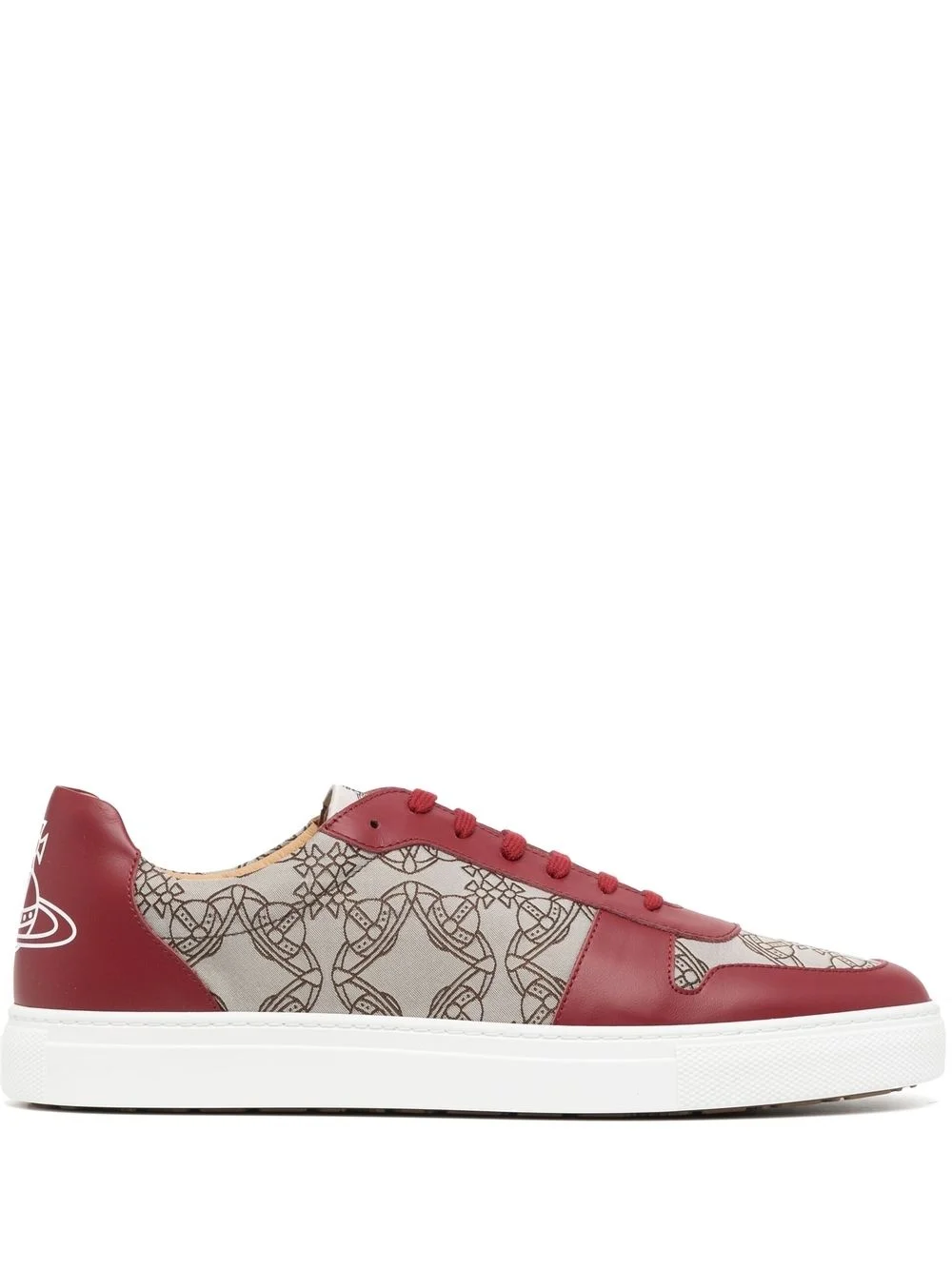 logo-print low-top sneakers - 1